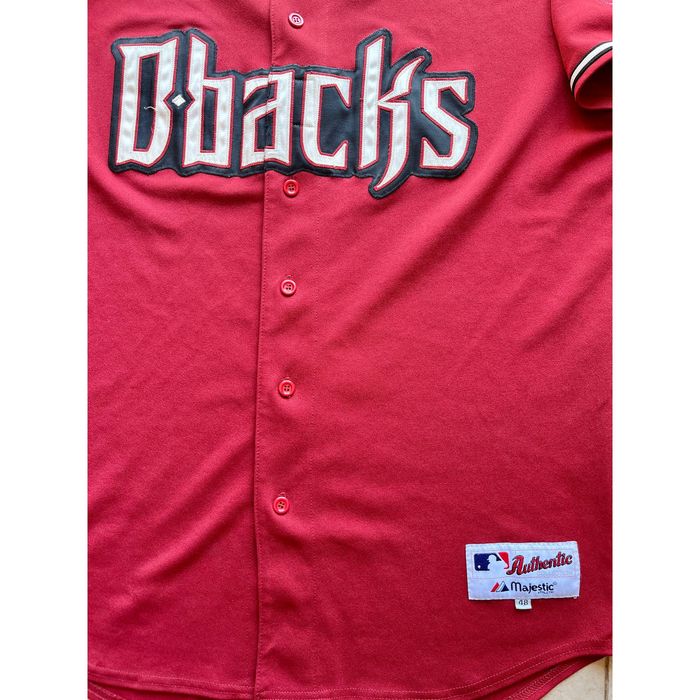 Majestic, Shirts, Vintage Retro Majestic Arizona Diamondbacks Jay Bell  Mlb Baseball Jerseyno Size