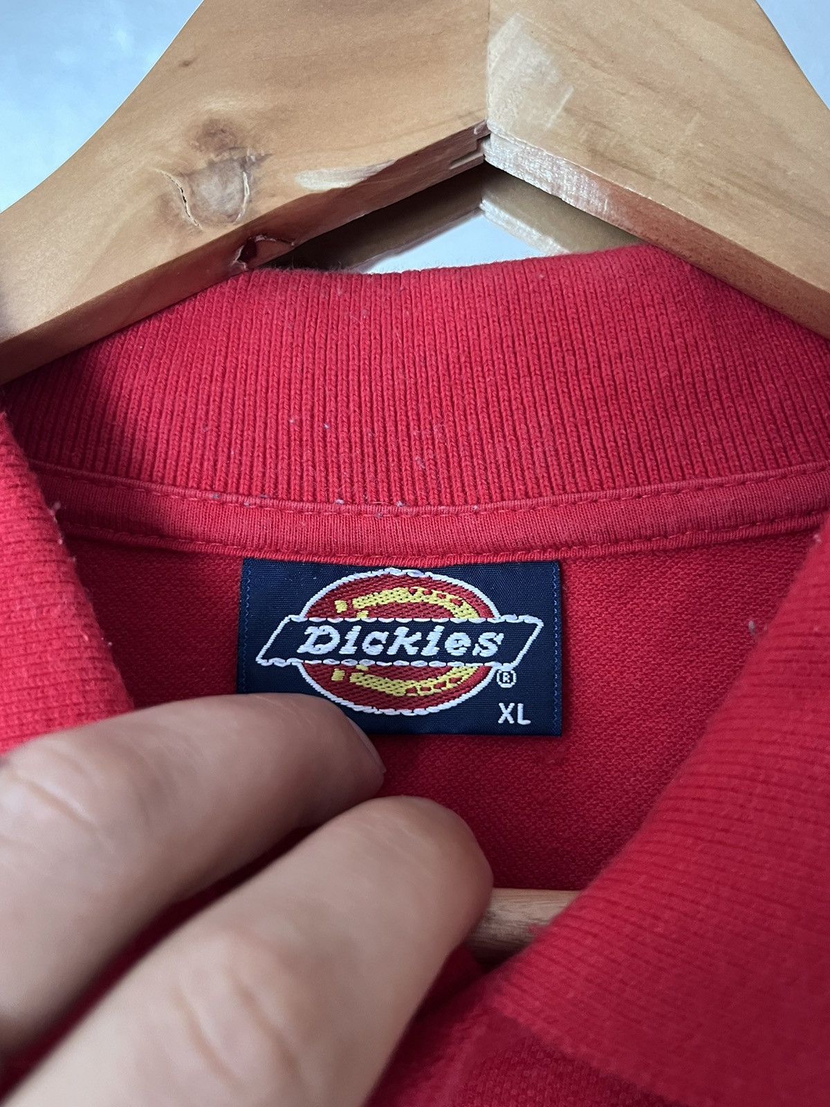 Dickies Vintage Dickies Ferrari Shell Red Polo Button Up Racing Size US XL / EU 56 / 4 - 6 Thumbnail