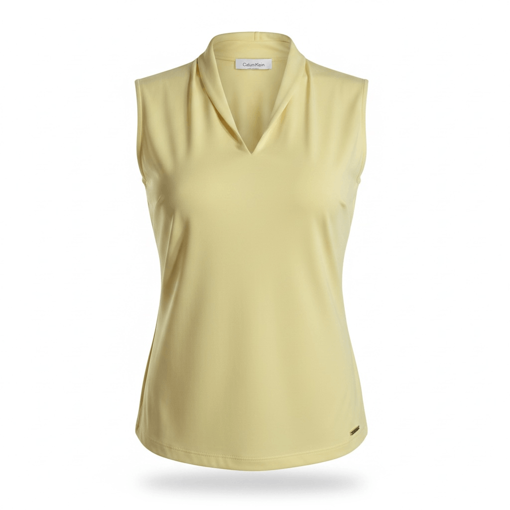 Calvin Klein Calvin Klein sleeveless petite v-neck blouse/top,Petite S Size S / US 4 / IT 40 - 2 Thumbnail