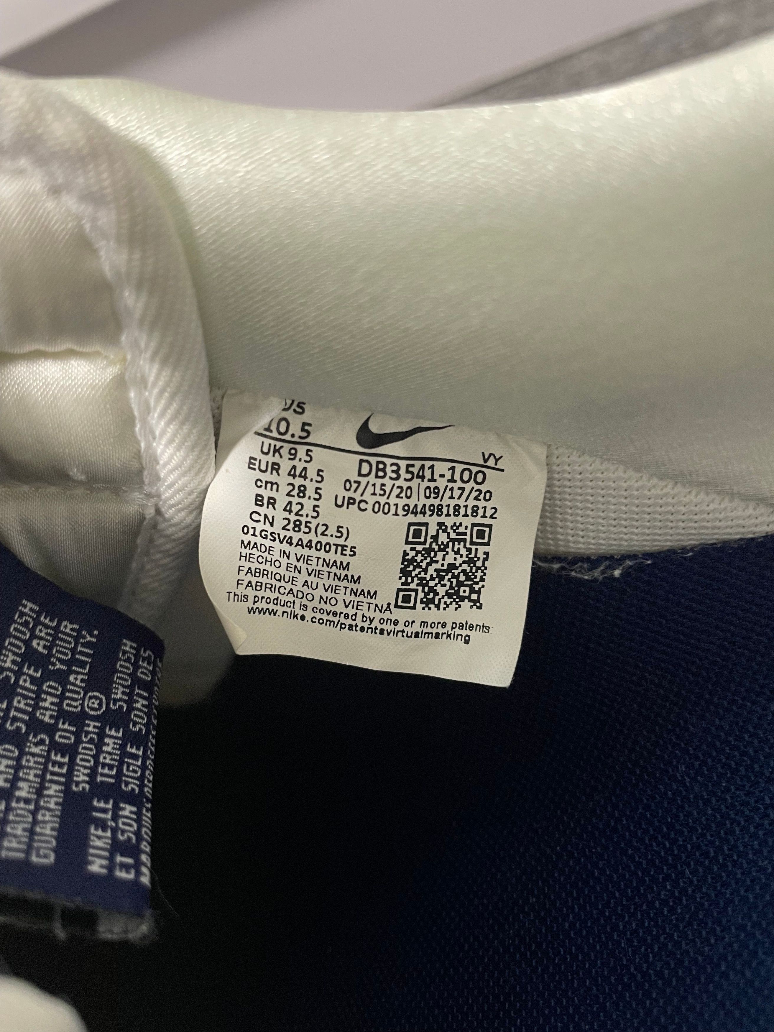 Nike Nike Air Force 1 Low PRM "Blue Void" Size US 10.5 / EU 43-44 - 14 Thumbnail