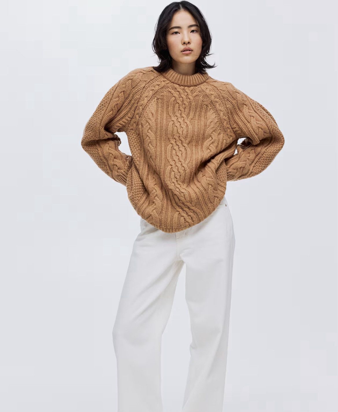 H&M H&M wool blend tan sweater Size M / US 6-8 / IT 42-44 - 1 Thumbnail