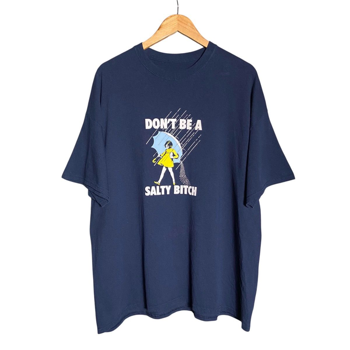 Band Tees × Vintage Vintage Y2K Don’t Be A Salty Bitch T-Shirt Size US XL / EU 56 / 4 - 1 Thumbnail