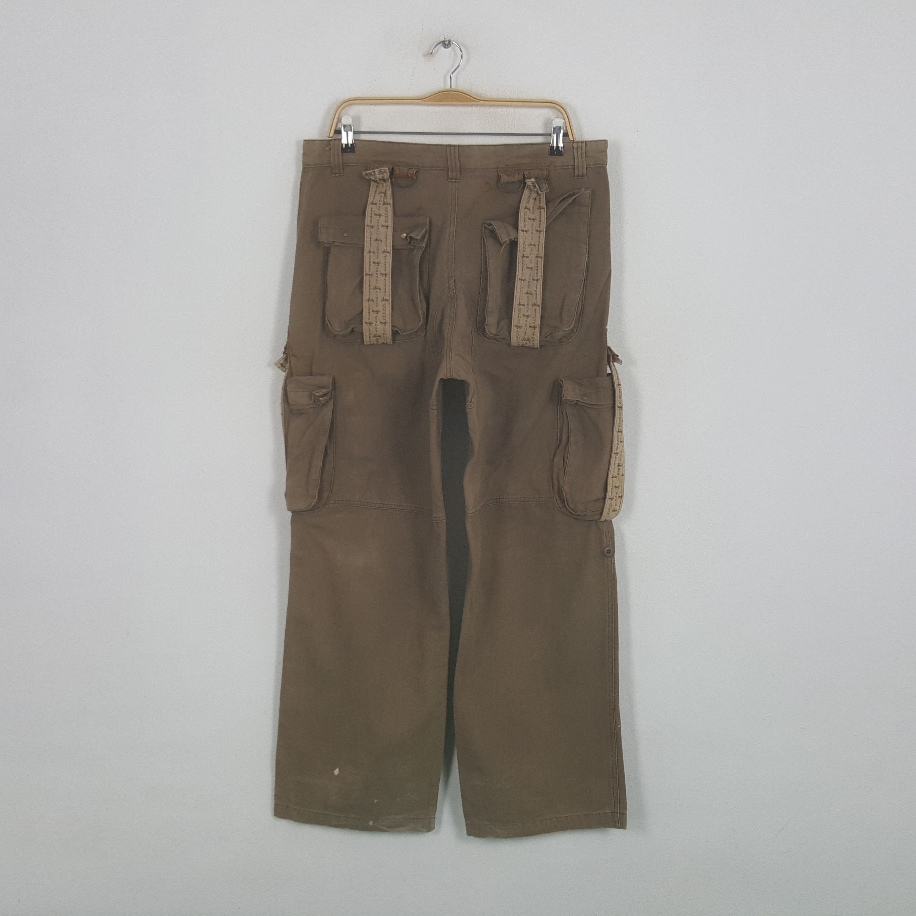 Stussy Vintage Stussy Streetwear Style Cargo Baggy Pants Size US 35 - 4 Thumbnail