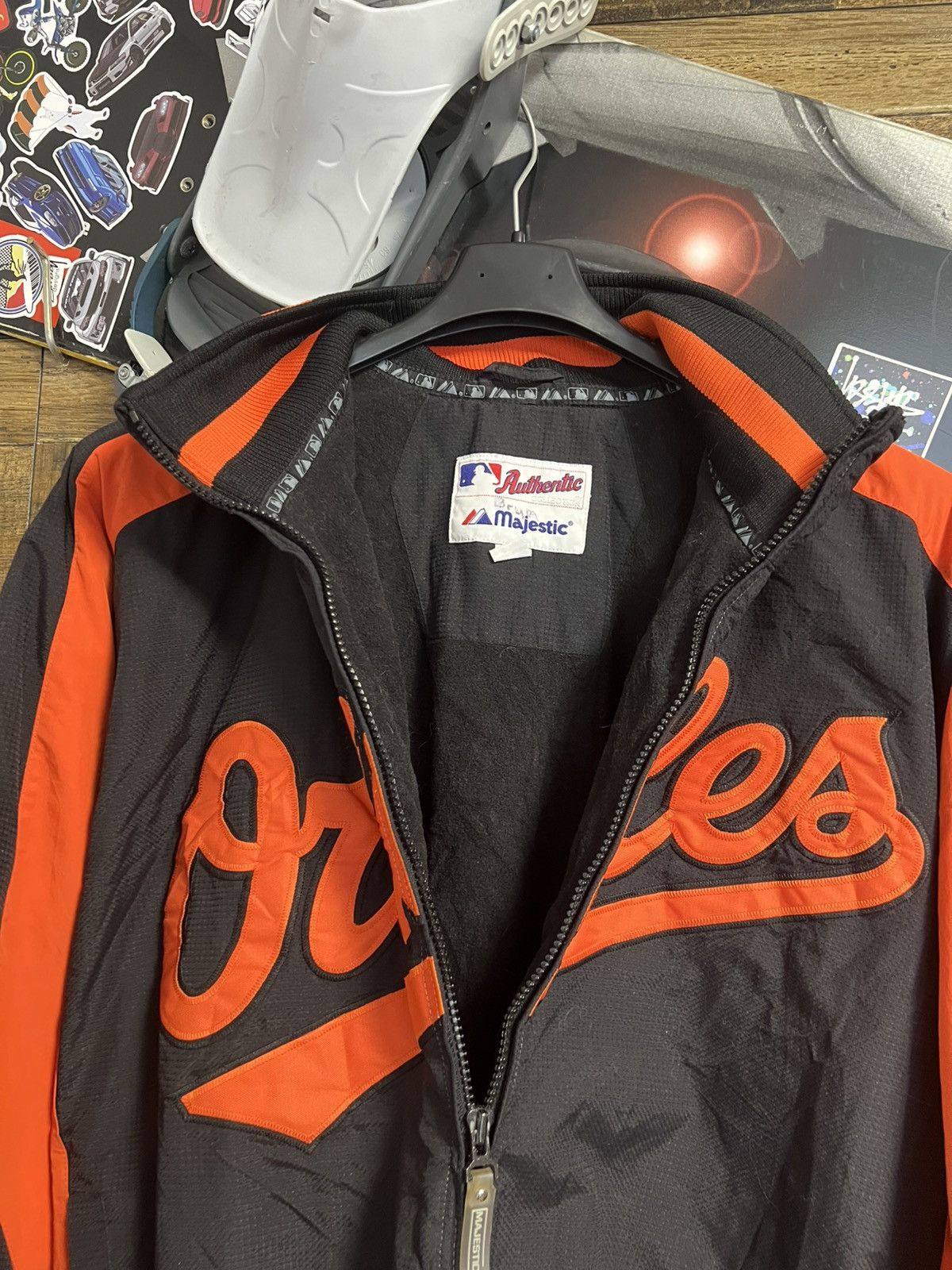Vintage Vintage Mens Jacket Majestic MLB Baltimore Orioles Baseball Size US M / EU 48-50 / 2 - 9 Thumbnail