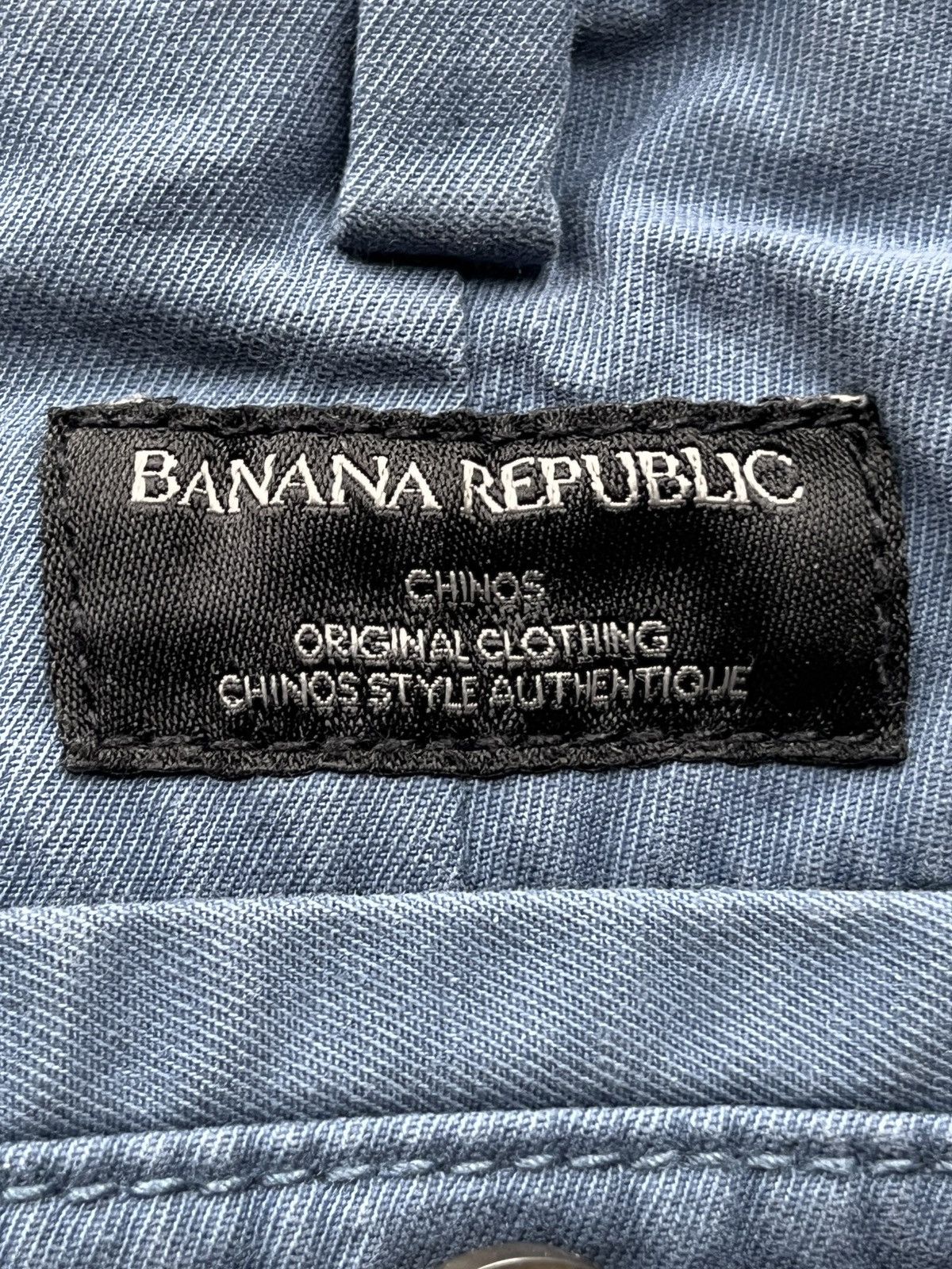 Banana Republic Chino Blue Casual/Dress Pants - Streetwear - Banana Republic Size US 38 / EU 54 - 3 Thumbnail