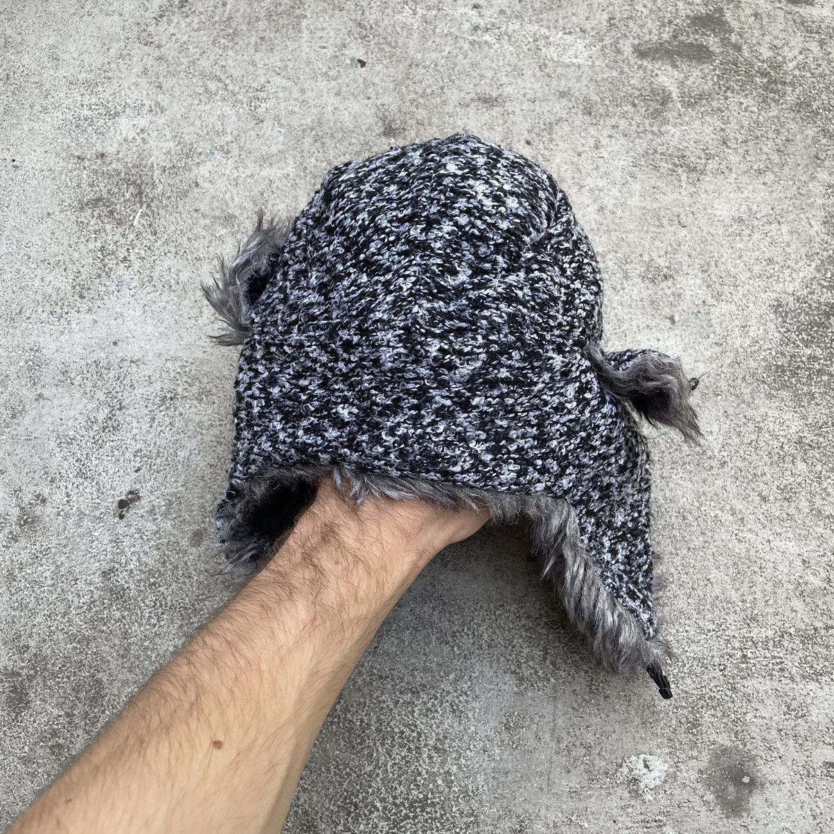 Japanese Brand Vintage 90s Alt Beanie Mohair Ushanka Faux American VTg Size ONE SIZE - 4 Thumbnail