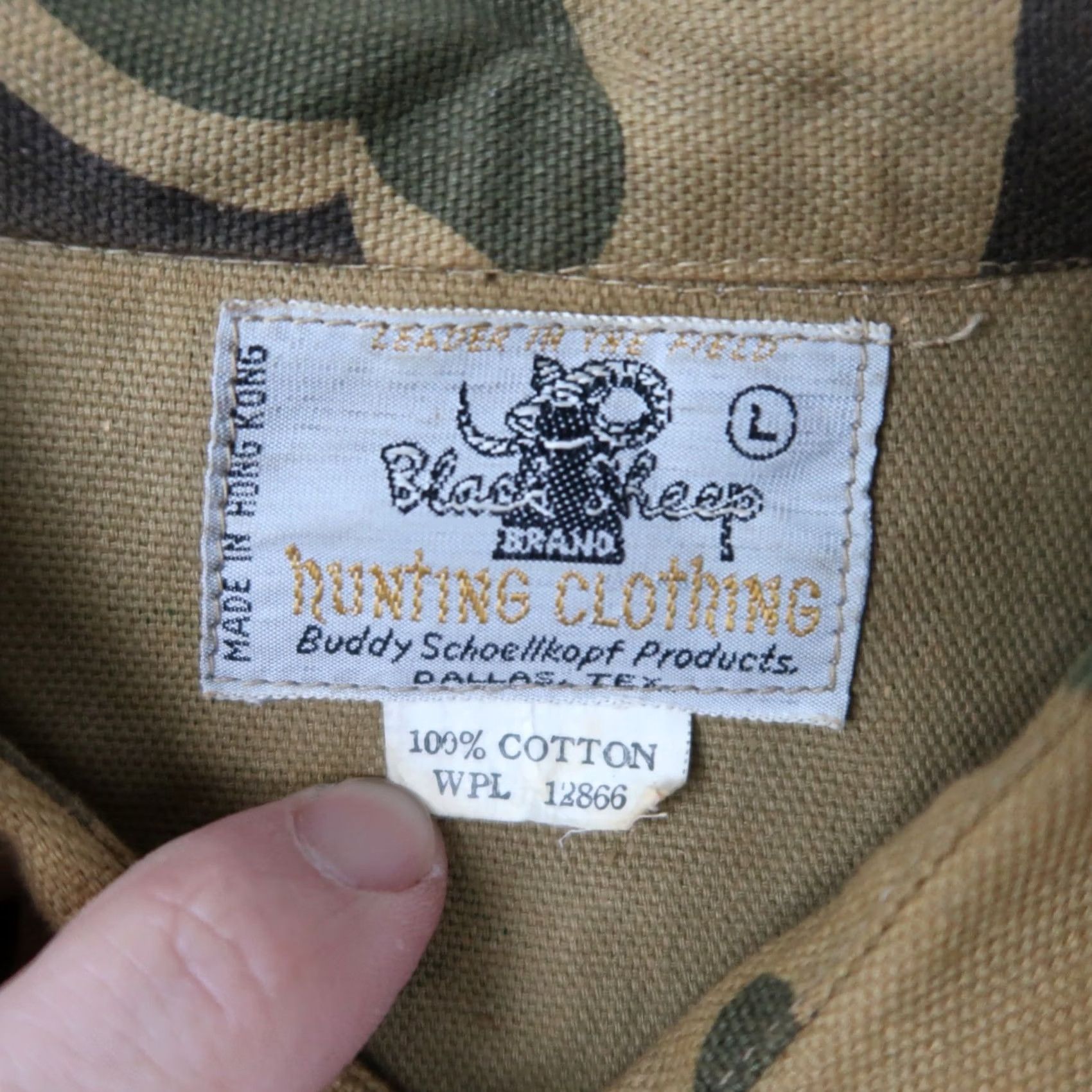 Vintage VINTAGE Black Sheep Hunting Shirt Jacket Pants Set L Mens Camouflage Pattern Cotton Canvas Knit Jacket Pants USA 90s Theme Size US L / EU 52-54 / 3 - 7 Thumbnail