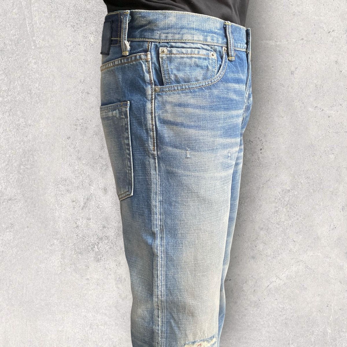 Visvim Visvim Social Sculpture 03D10 Damage Denim Size US 34 / EU 50 - 7 Thumbnail