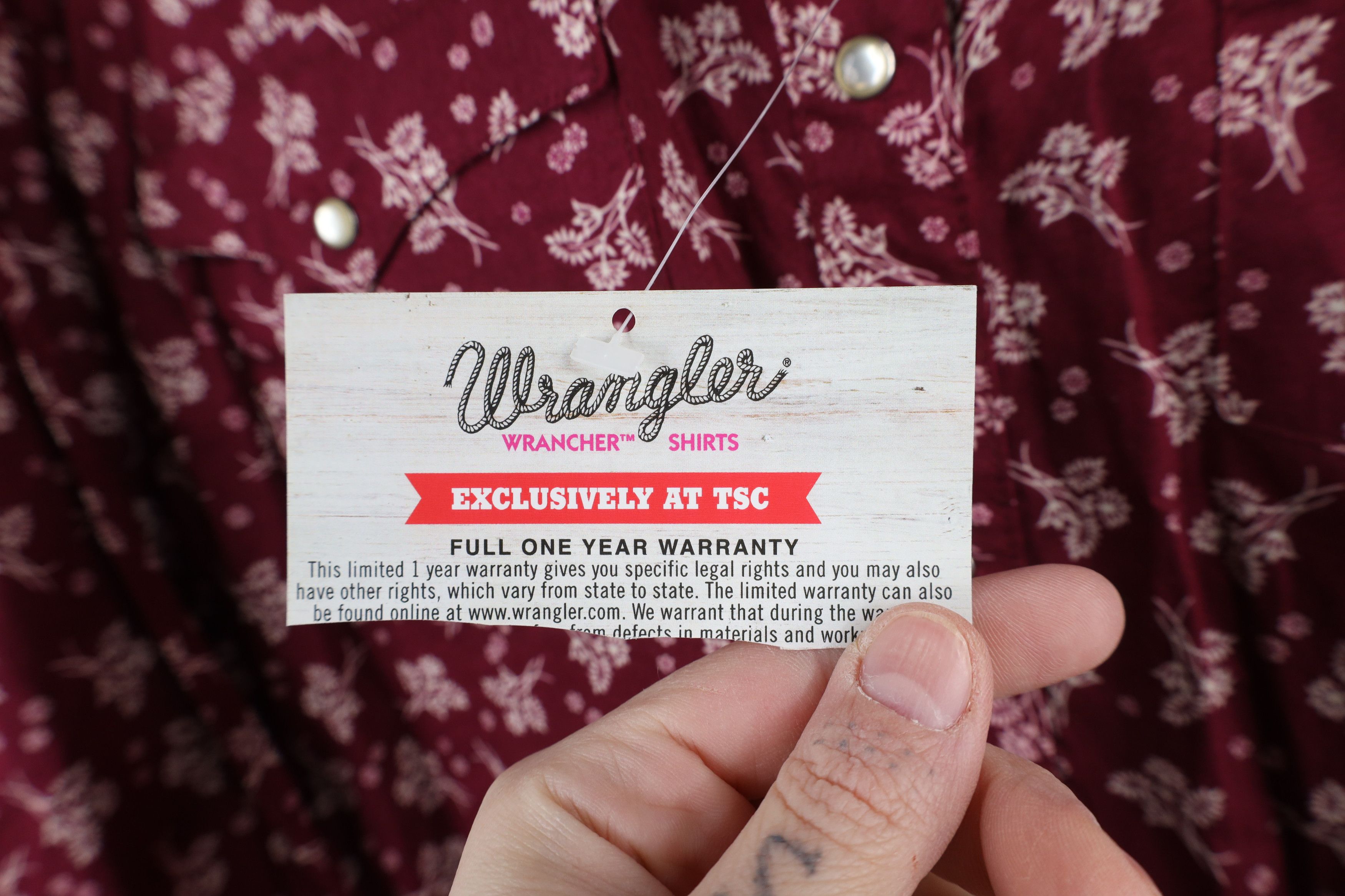 Vintage × Wrangler Deadstock Vintage Y2K Wrangler Cowgirl Snap Button Shirt Size XL / US 12-14 / IT 48-50 - 5 Thumbnail