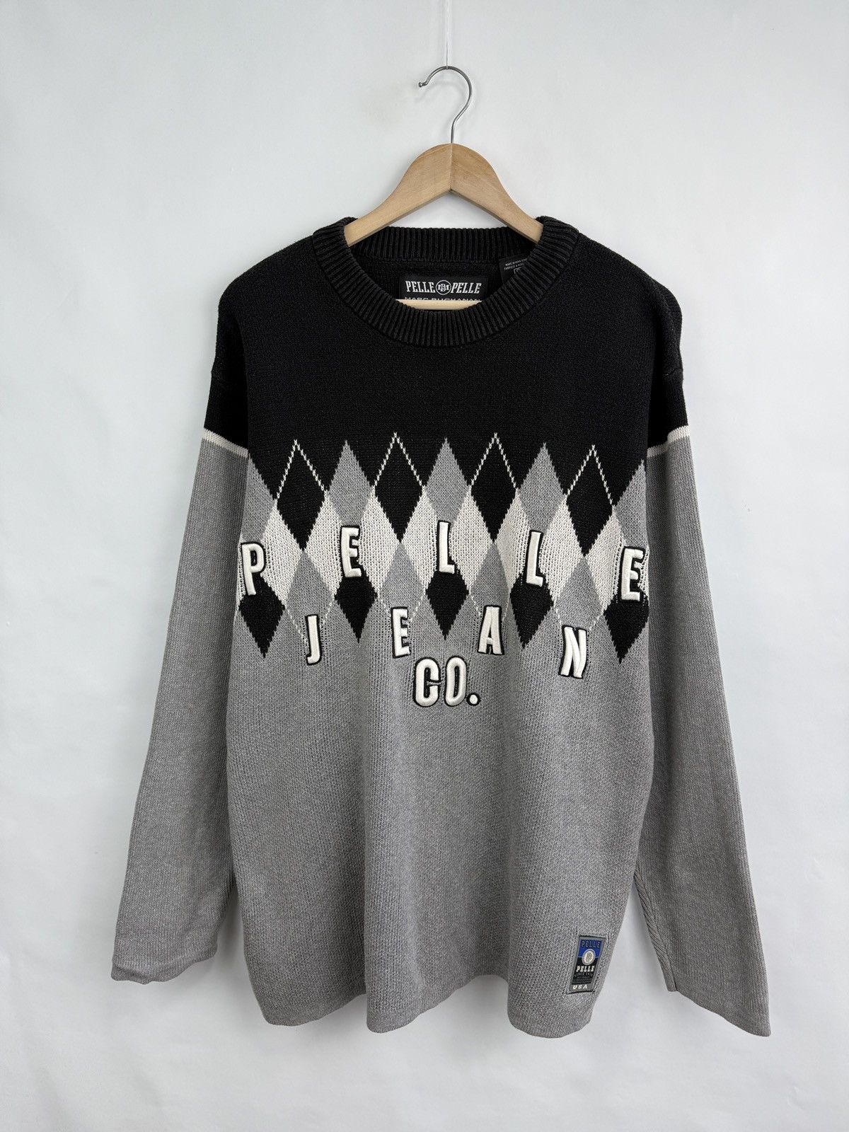 Marc Buchanan × Pelle Pelle 🇺🇸 Vintage 90s Pelle Pelle Marc Buchanan Sweaters USA Rare Size US M / EU 48-50 / 2 - 3 Thumbnail