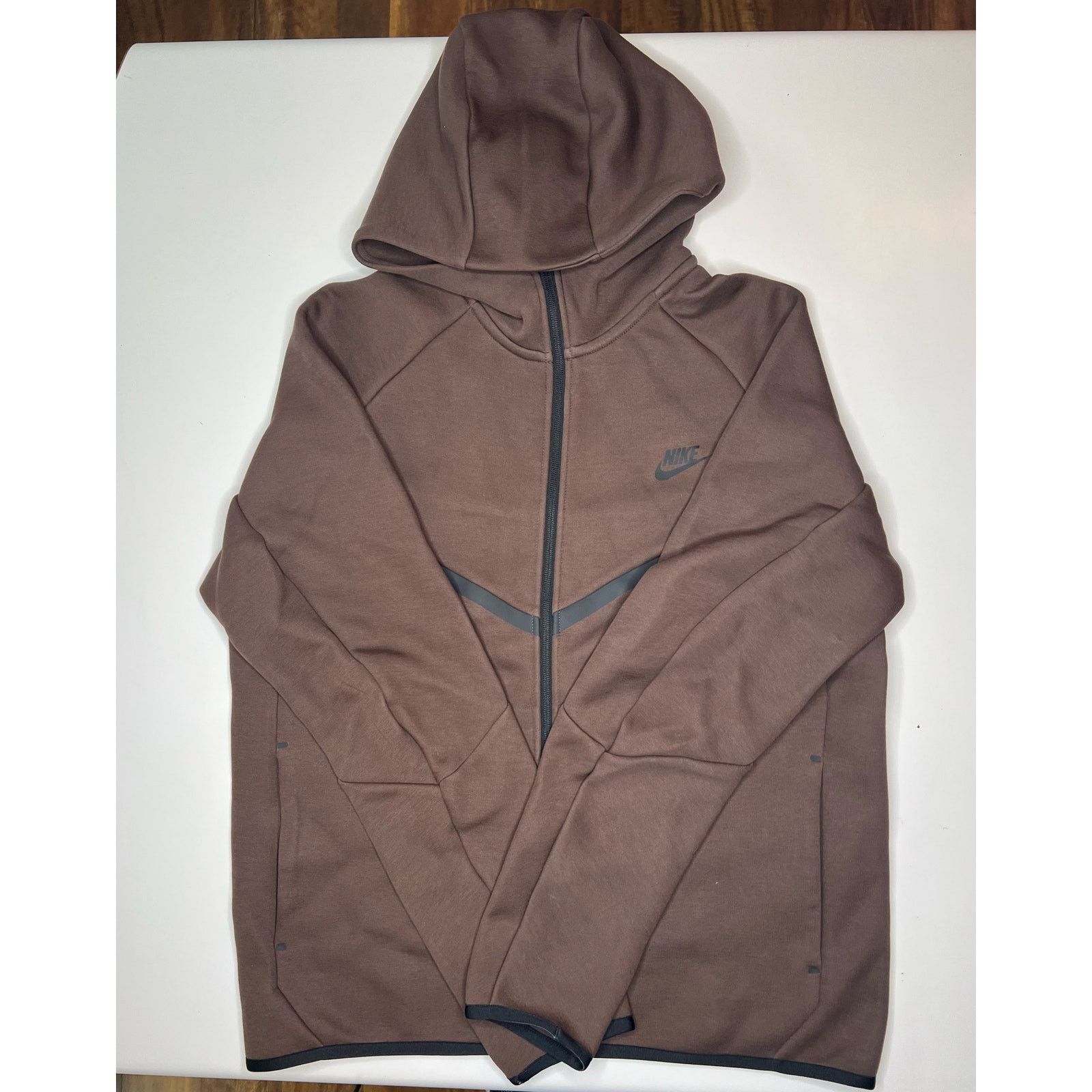 Nike Nike Tech Fleece Windrunner Hoodie Jacket Baroque Brown Size US M / EU 48-50 / 2 - 1 Thumbnail