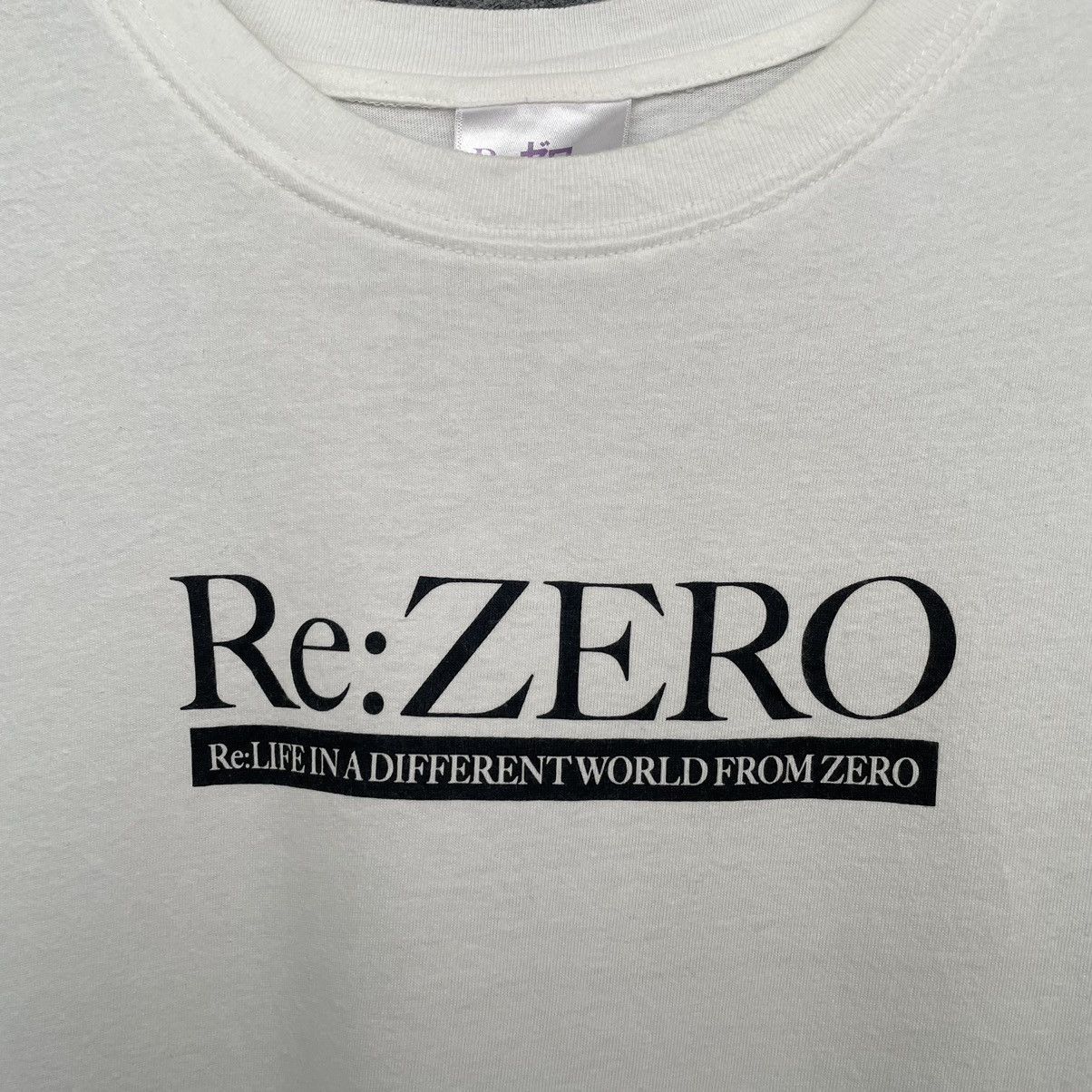 Anime × Japanese Brand × Vintage Y2K Re:Zero Re: Life In A Different World From Zero Tee Size US M / EU 48-50 / 2 - 5 Thumbnail