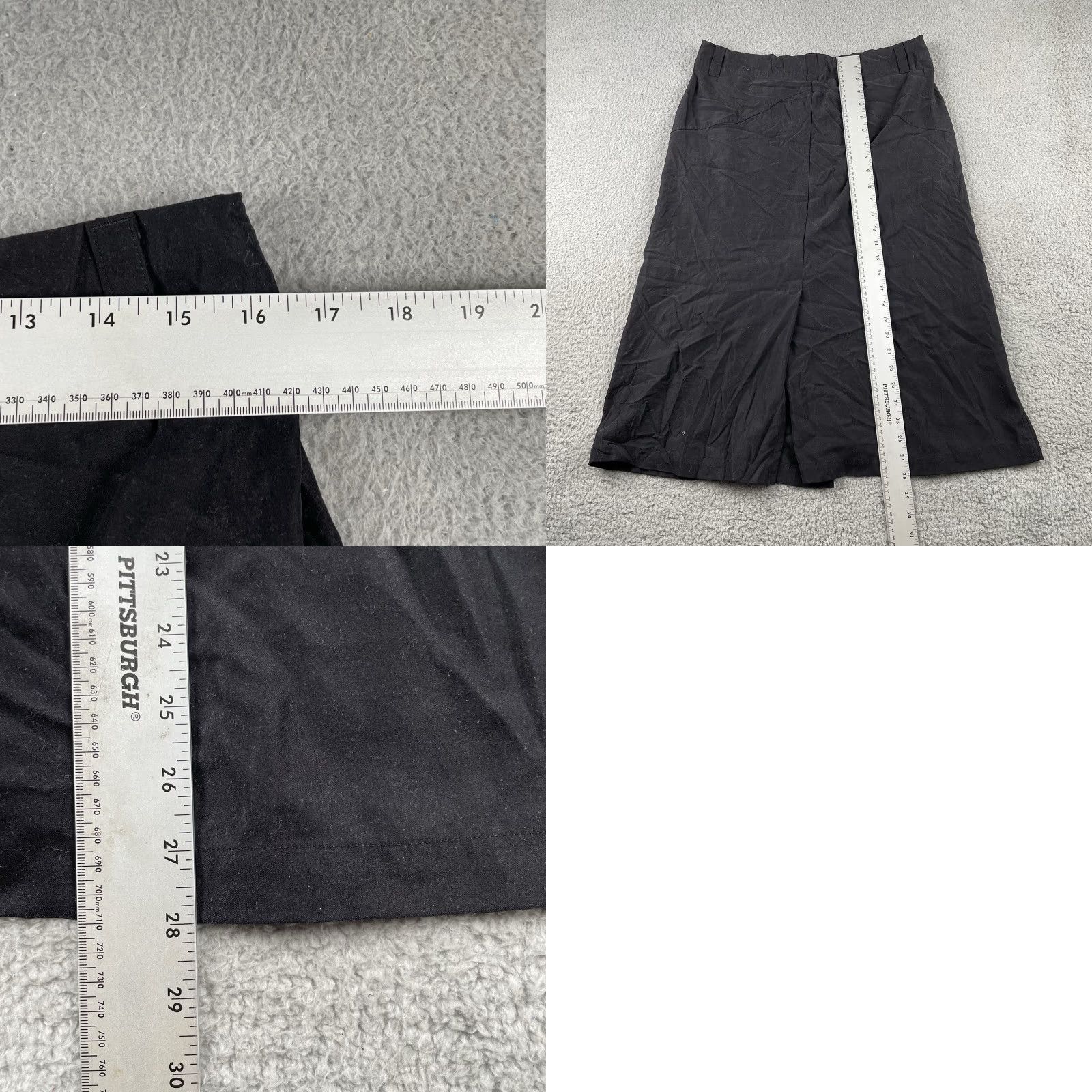 Patagonia Patagonia Women’s 12 Black Activewear Skirt Long Drawstring Polyester EUC Size 34" / US 12 / IT 48 - 9 Thumbnail