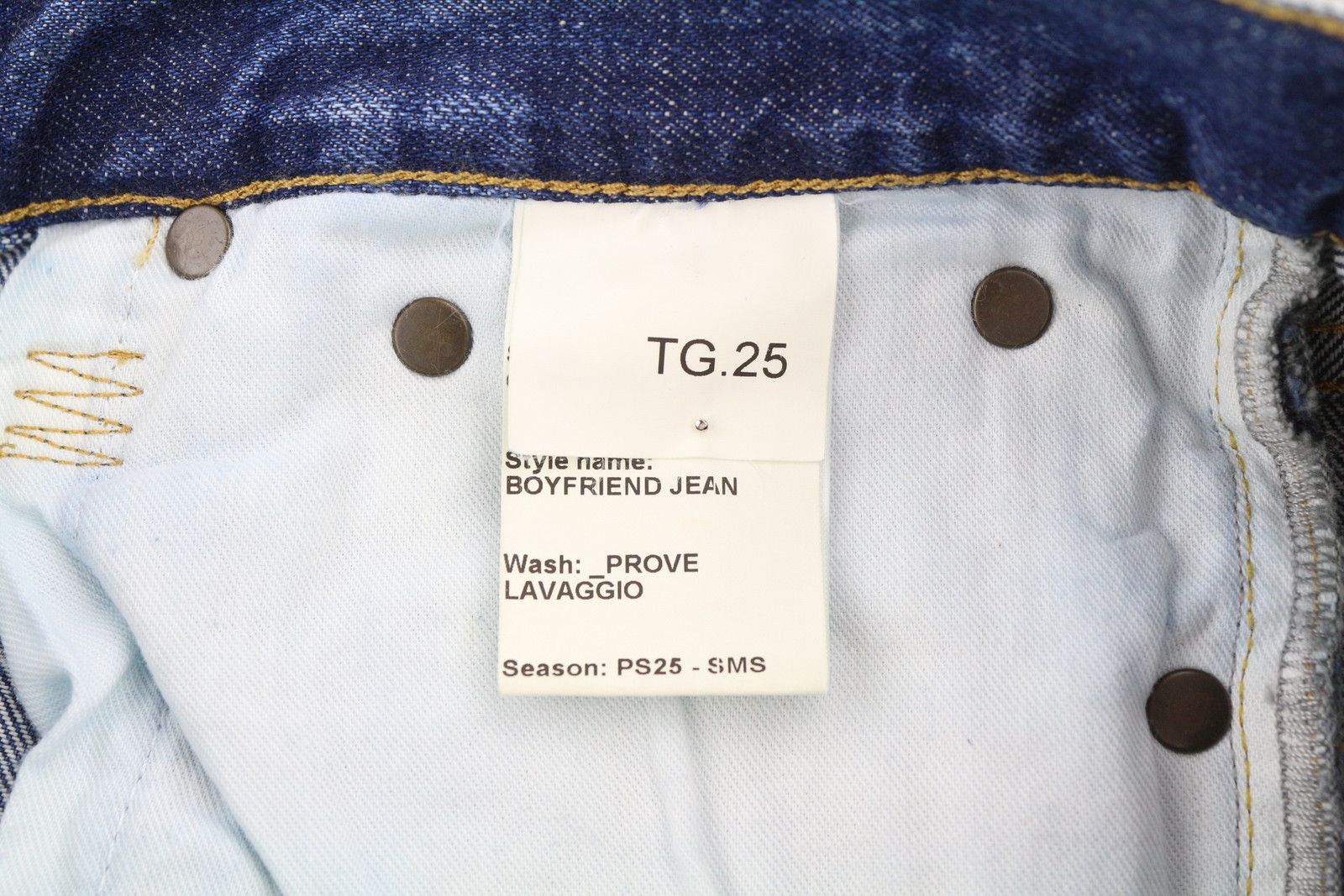 R13 BOYFRIEND 25 Prove Lavaggio Washed Faded Blue 85456 Size 25" / US 0 / IT 36 - 7 Thumbnail