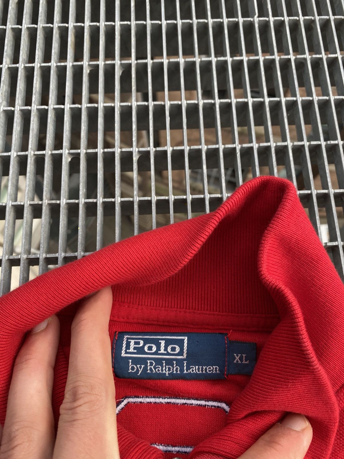 Polo Ralph Lauren Vintage Polo Ralph Lauren USA Y2K Back Logo Zip Sweater Size US XL / EU 56 / 4 - 5 Thumbnail