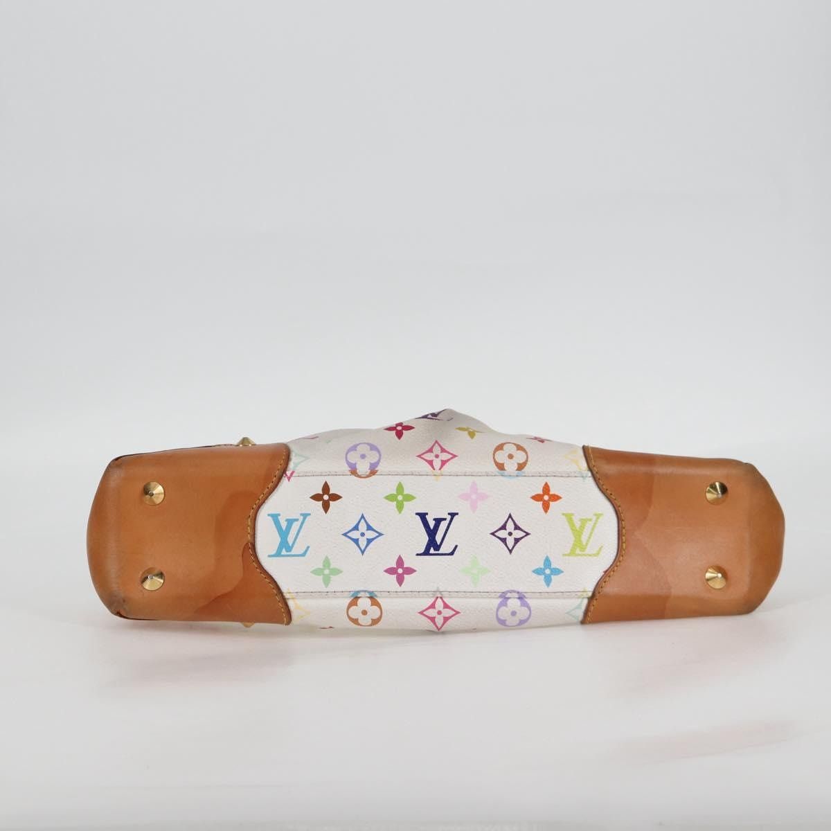 Louis Vuitton LOUIS VUITTON Monogram Multicolor Judy MM Bag White M40255 Size ONE SIZE - 13 Thumbnail