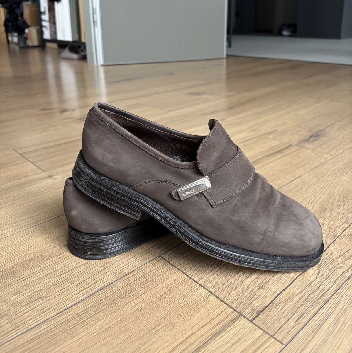 Versace Gianni Versace Vintage Nubuck Loafers Size US 6.5 / EU 39-40 - 13 Thumbnail