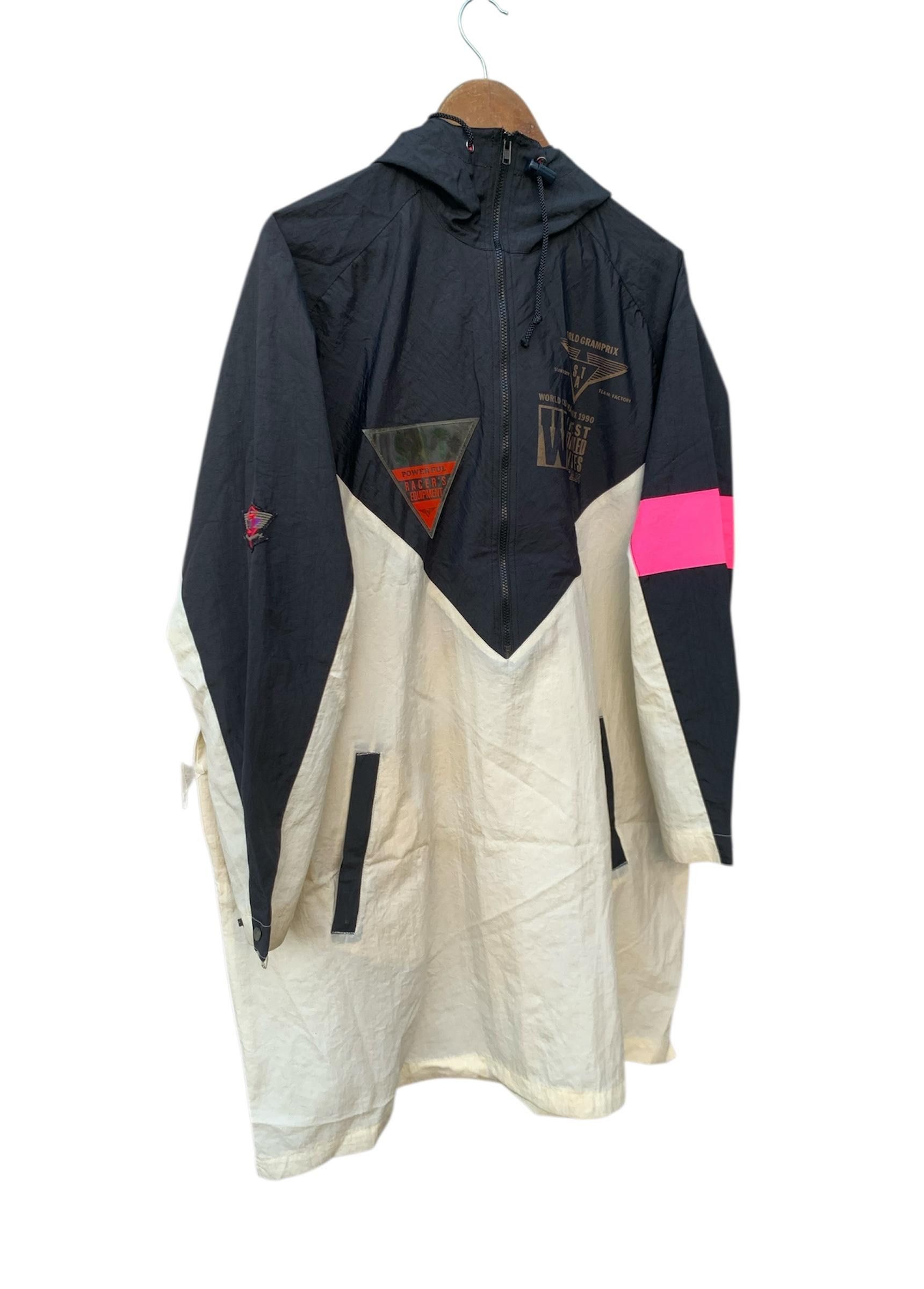 Japanese Brand World Cup Gramprix Powerful Trench Windbreaker Jacket Size US XXL / EU 58 / 5 - 3 Thumbnail