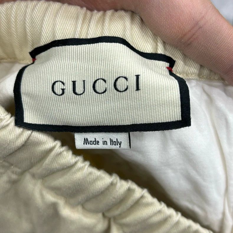 Gucci GucciLetter Logo Printed Elastic Waist Straight Casual Shor Size US 32 / EU 48 - 6 Thumbnail