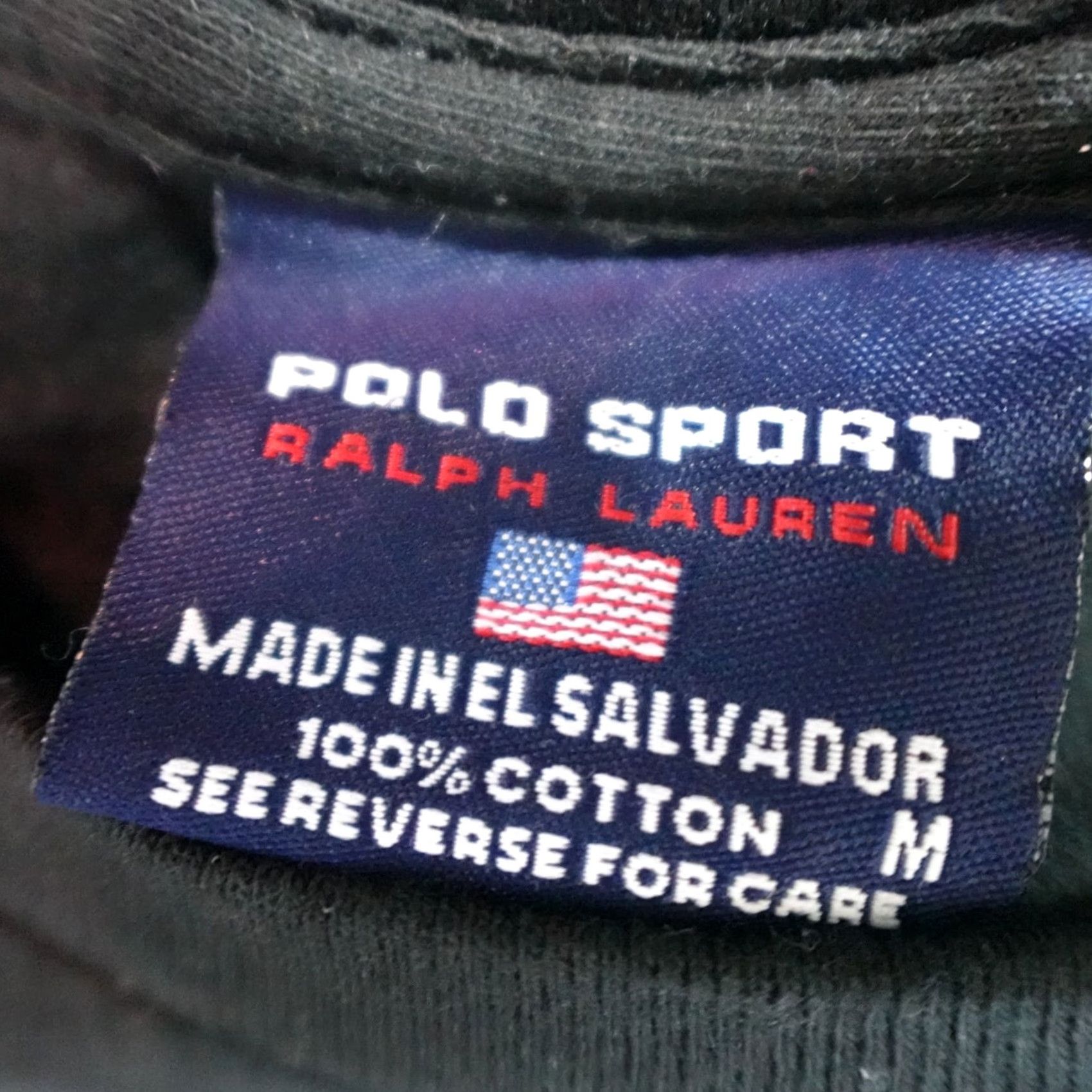 Vintage VINTAGE Polo Sport Shirt Men M Black Short Sleeve Crew Neck Cotton Jersey Polo Sport Shirt Size US M / EU 48-50 / 2 - 5 Thumbnail