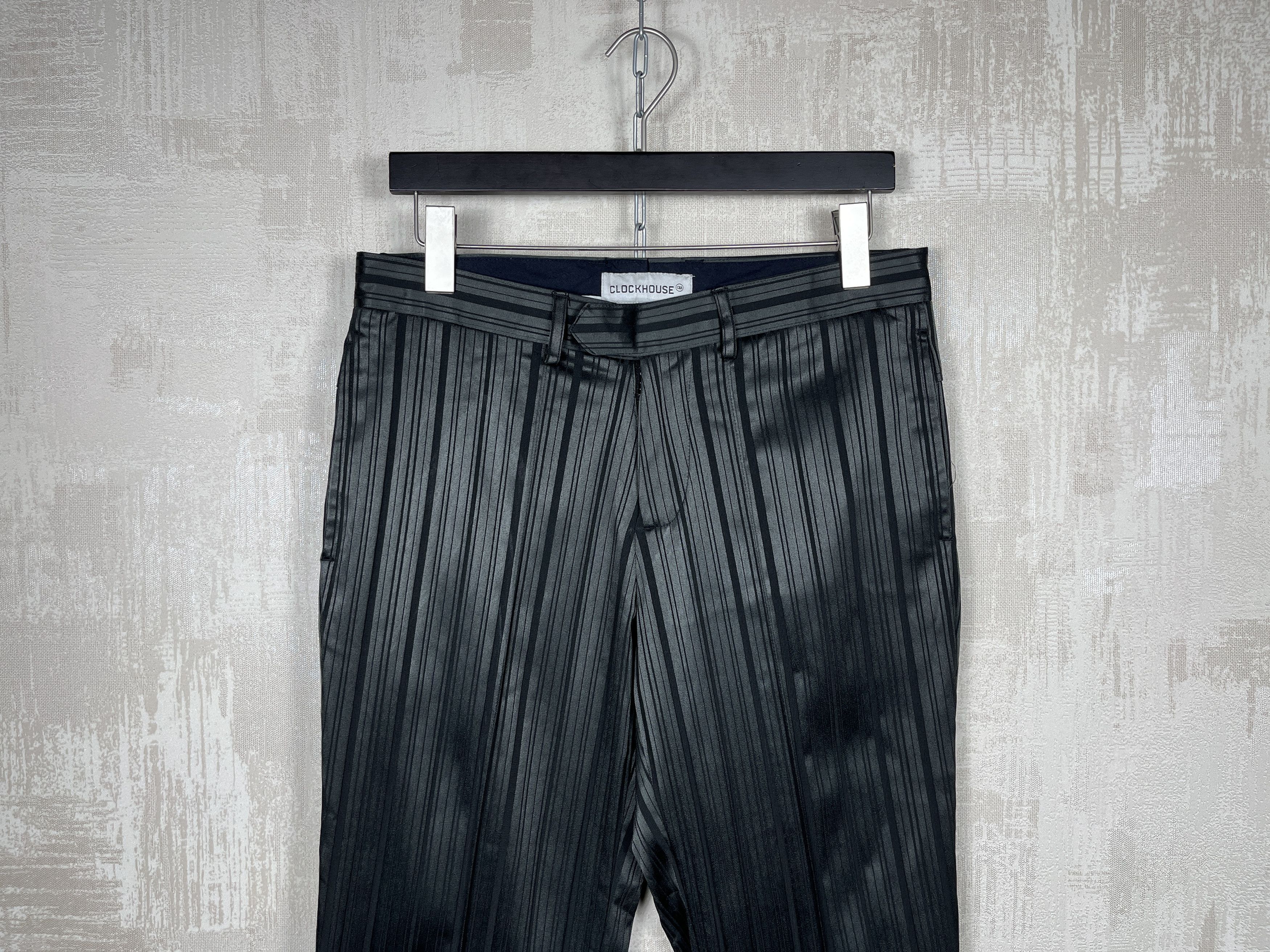 C&A Clockhouse C&A Striped Flared Disco Chino Pants Size US 32 / EU 48 - 3 Thumbnail