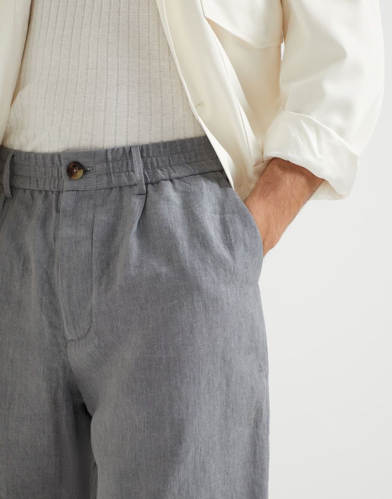 Brunello Cucinelli o1la1rc1a0326 Bermuda Shorts in Grey Size US 34 / EU 50 - 3 Thumbnail