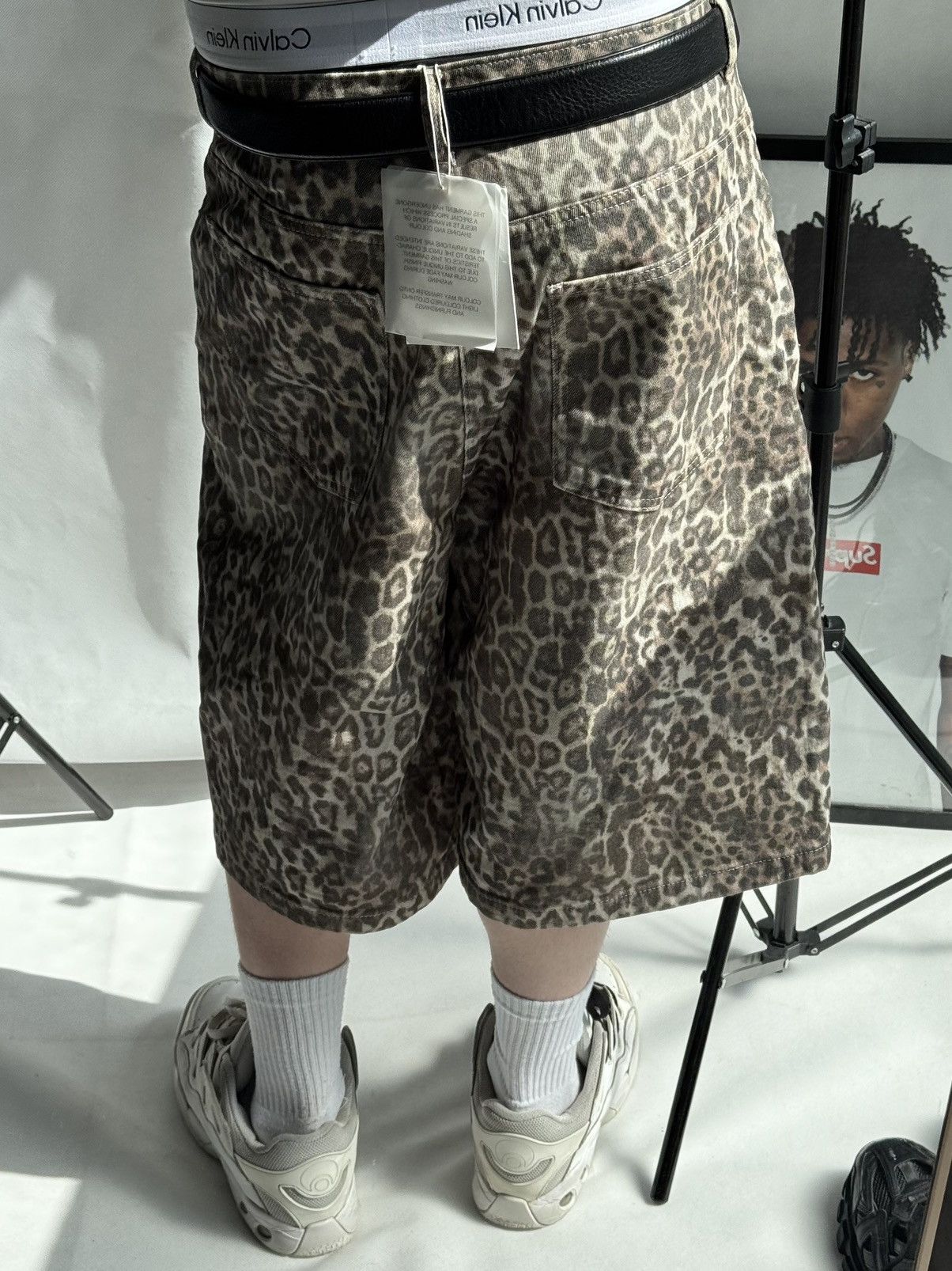 Jaded London Jaded London leopard Baggy shorts Sk8 Polar Skate Jorts Size US 30 / EU 46 - 3 Thumbnail