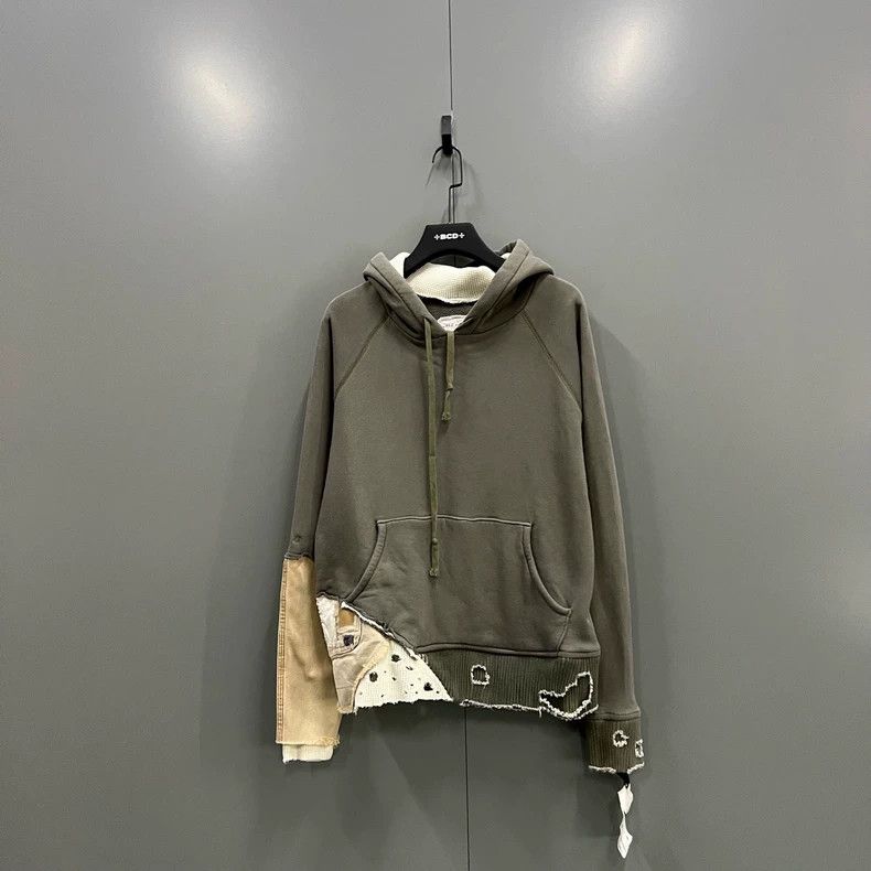 Greg Lauren greg lauren Destroy the spliced hoodie 2506-Nextarrow Size US S / EU 44-46 / 1 - 1 Thumbnail