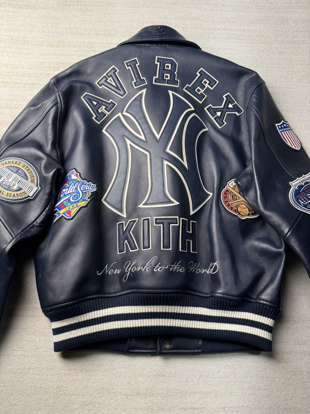 Avirex × Kith Yankees leather jacket Size US S / EU 44-46 / 1 - 9 Thumbnail