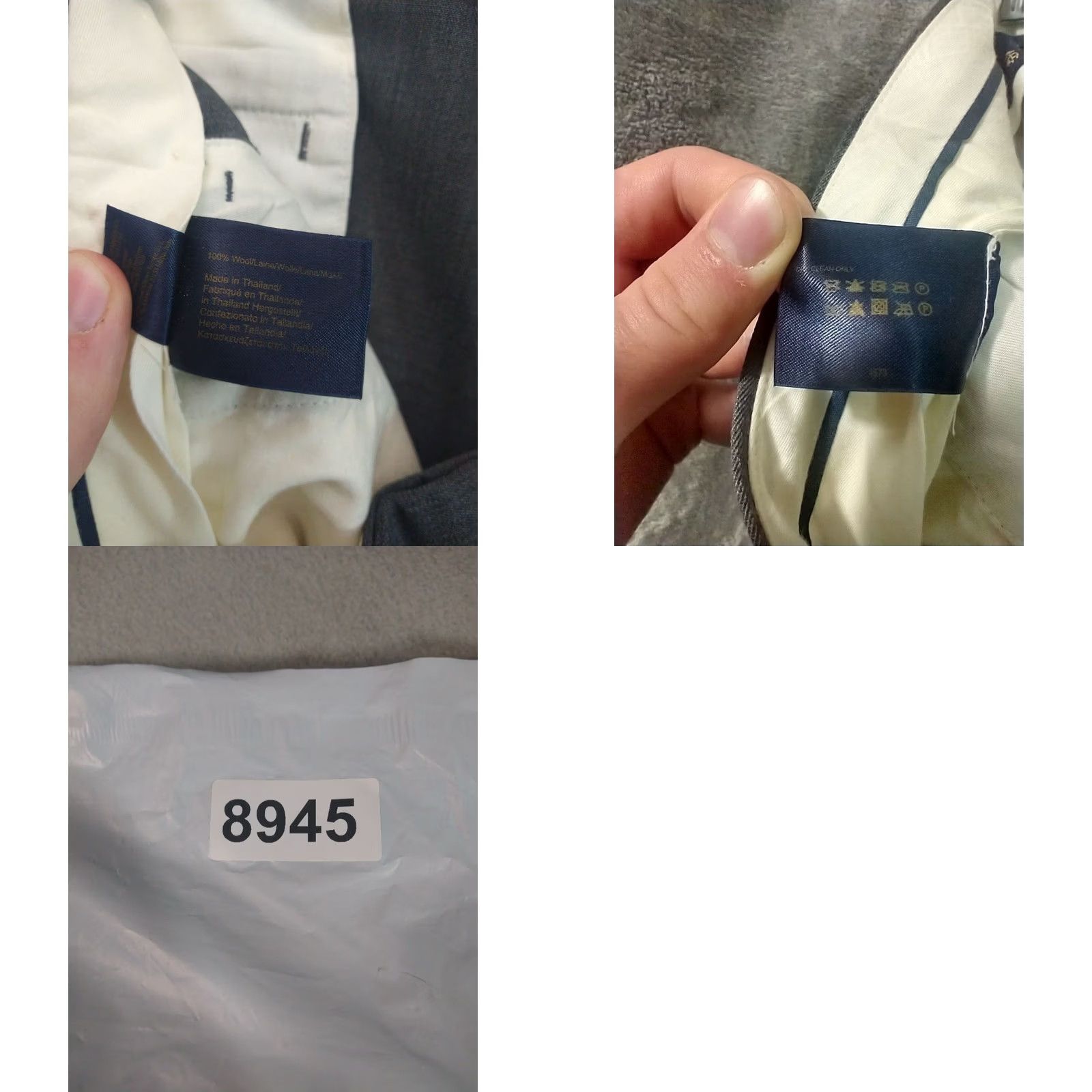 Brooks Brothers Brooks Brothers Pants Mens 37x32 Gray Wool Madison Fit Pleated Dress Lot of 2 Size US 37 - 8 Thumbnail