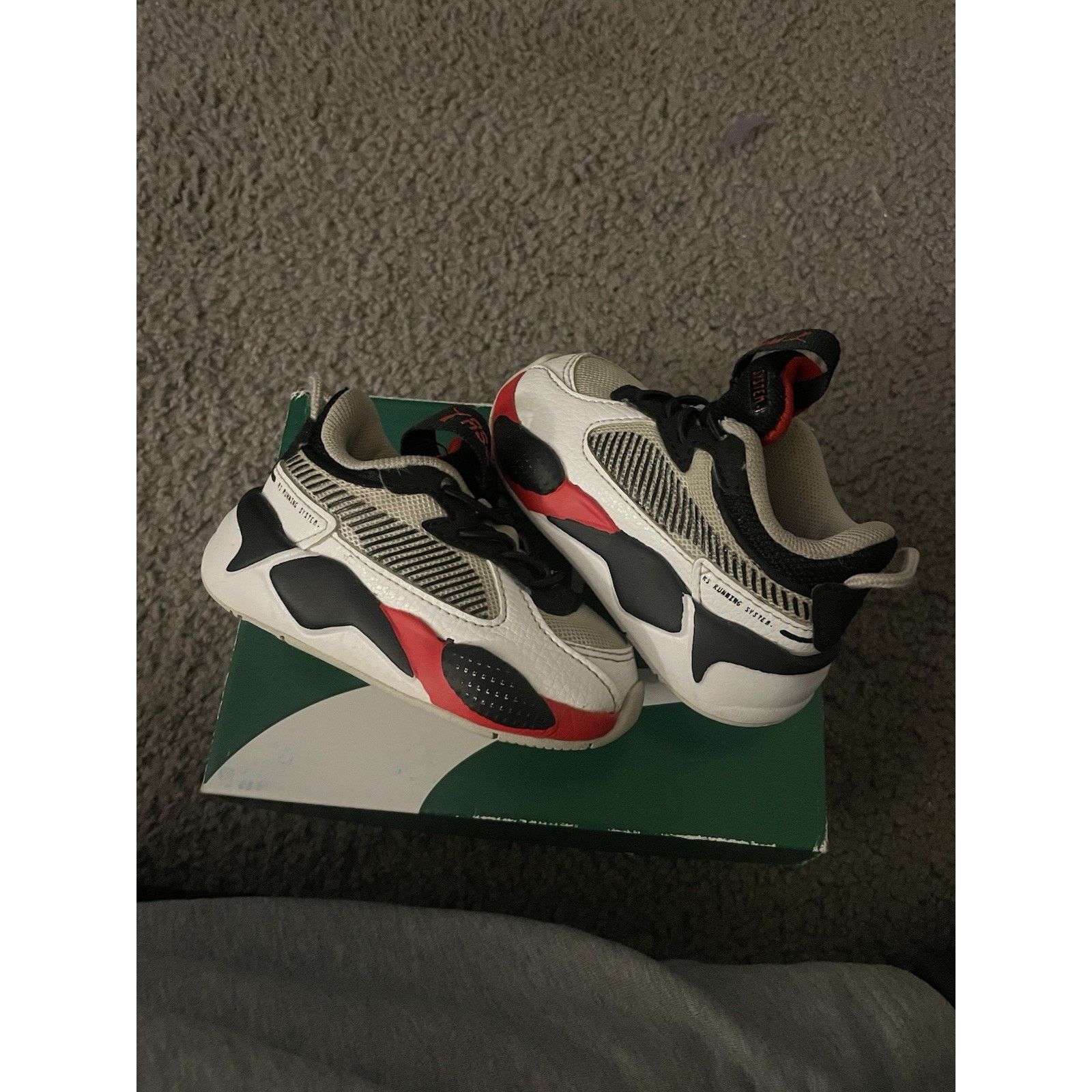 Puma Size 4c-Puma RS-X Running System Toddler Sneakers White Size US 5 / EU 37 - 2 Thumbnail