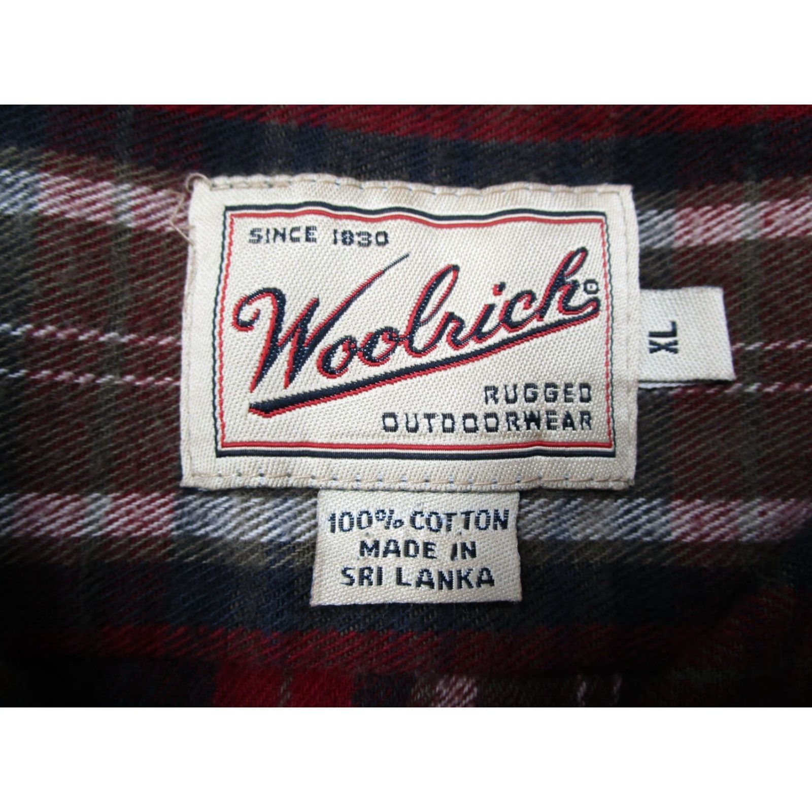 Vintage VINTAGE Woolrich Shirt Mens XL Green Plaid Button-Up Heavyweight Flannel 100% Cotton Short Sleeve Casual 90s Bohemian Grunge Nature Retro Mens Size US XL / EU 56 / 4 - 3 Thumbnail