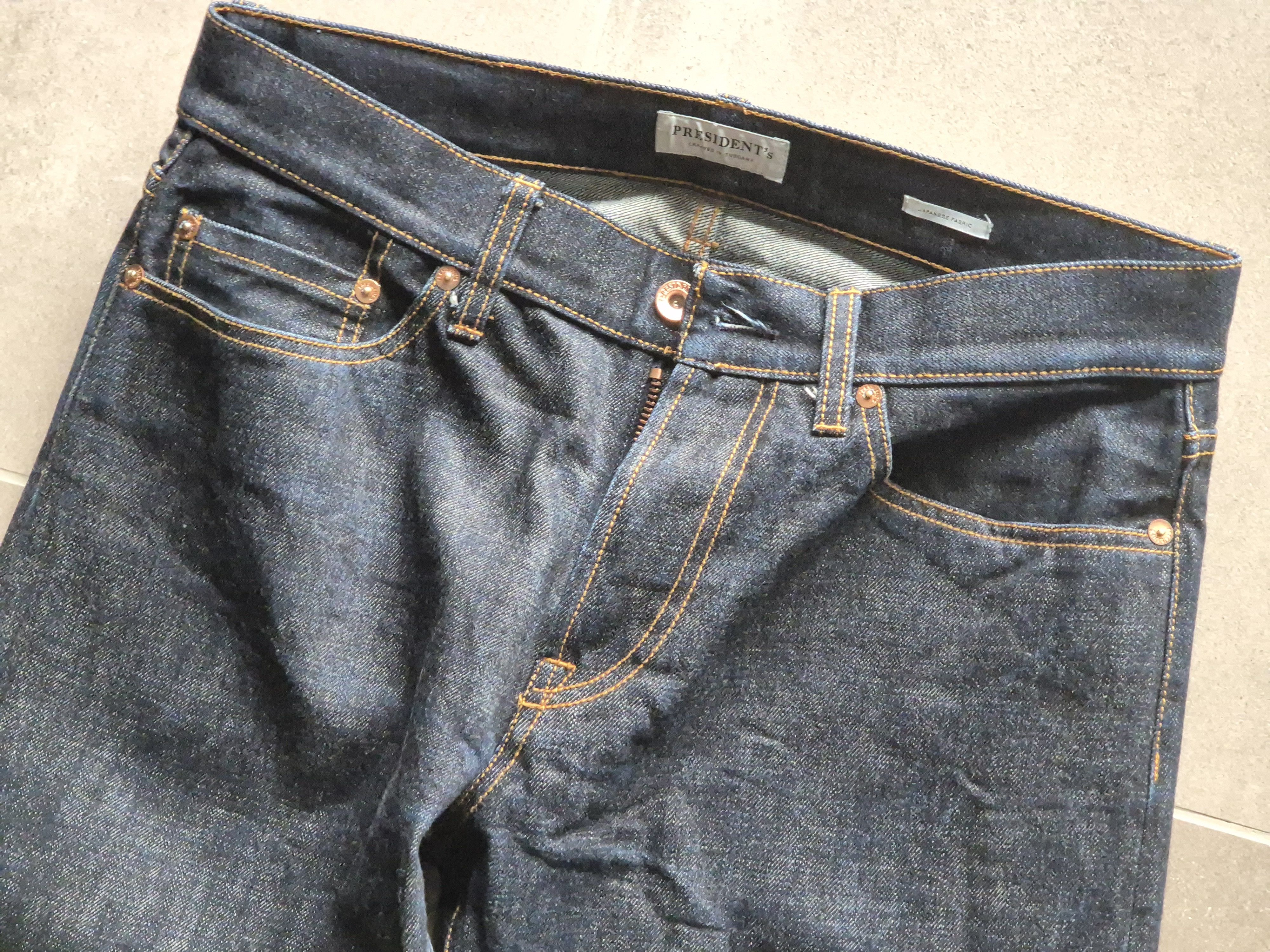 President's Japanese selvedge raw denim jean "Icarus" Size US 31 - 7 Thumbnail