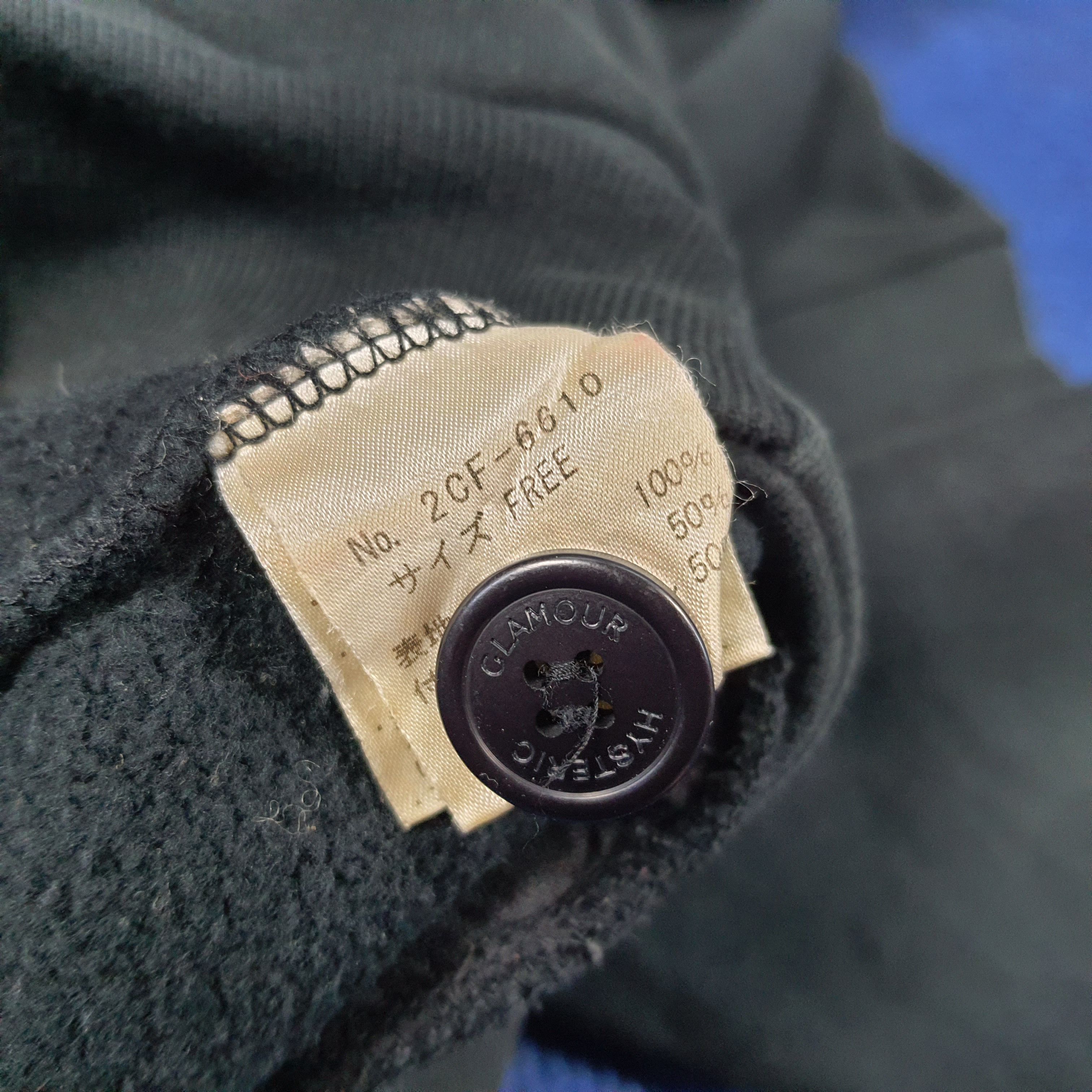 Hysteric Glamour × Japanese Brand × Vintage Vintage Hysteric Glamour Japanese Brand Zipper Fleece Hoodie Size XS / US 0-2 / IT 36-38 - 7 Thumbnail