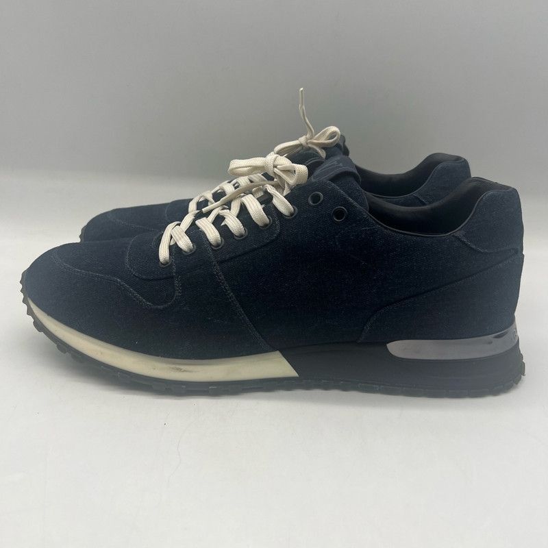 Louis Vuitton Louis Vuitton Blue Denim Casual Sneakers -2508 Size US 10.5 / IT 40.5 - 2 Thumbnail
