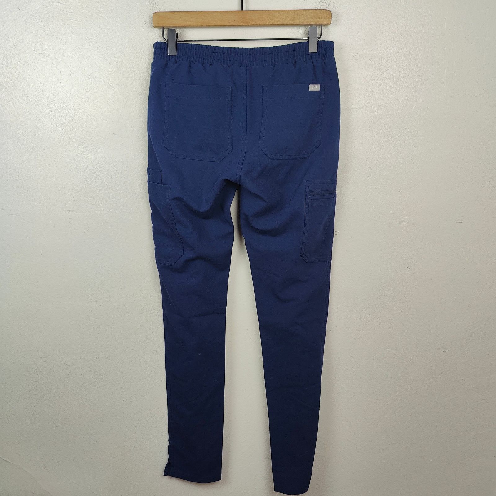 Other Figs Yola Skinny Scrub Pants Womens XXS T Tall Navy Blue Size 24" / US 00 / IT 34 - 4 Thumbnail
