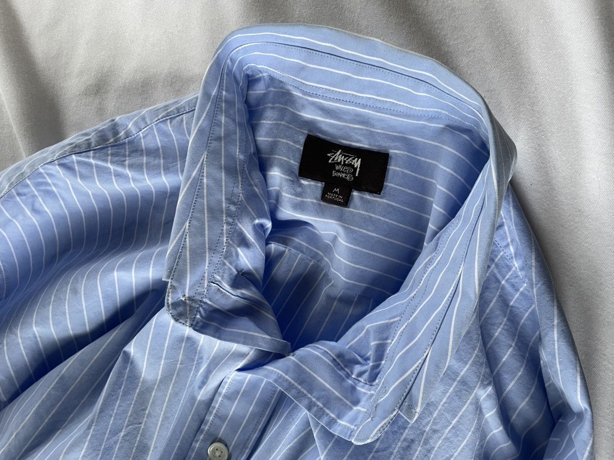 Stussy × Wales Bonner Stussy x Wales Bonner Poplin Shirt - FW25 Size 42L - 11 Thumbnail
