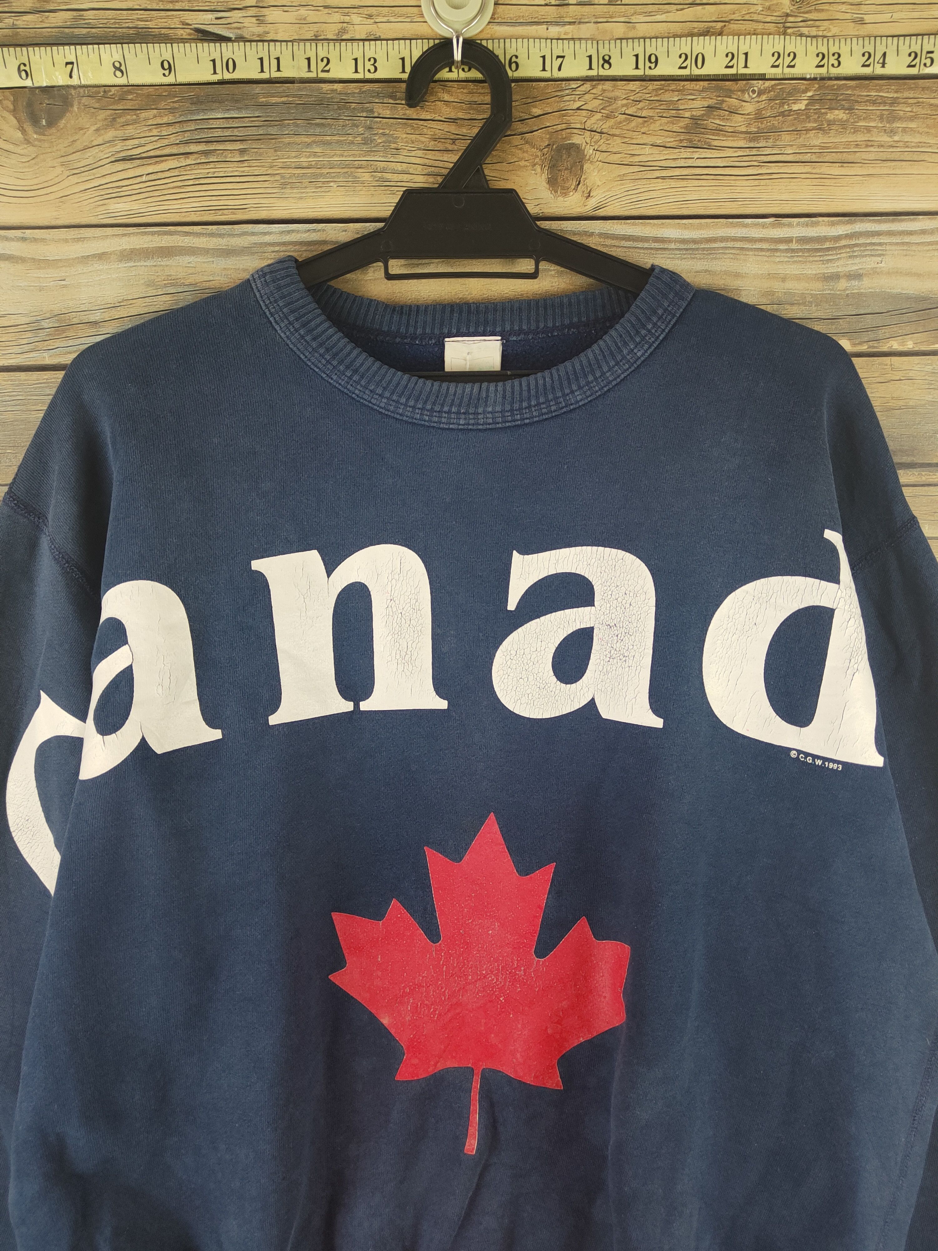 Vintage DL Waves Blue Canada vintage Sweatshirts #46-033 Size US M / EU 48-50 / 2 - 2 Thumbnail
