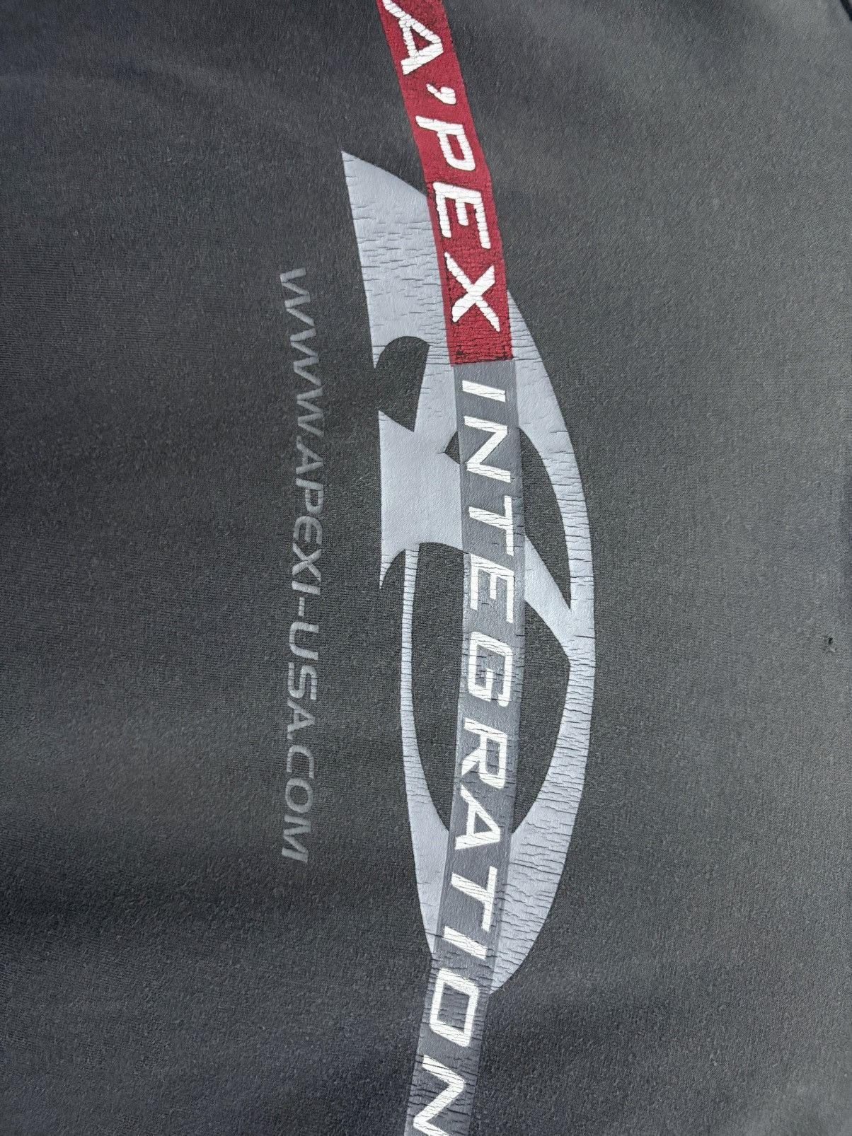 Japanese Brand 2000's Full Scale - A'Pexi Tuning Performance Faded T-Shirt Size US M / EU 48-50 / 2 - 6 Thumbnail