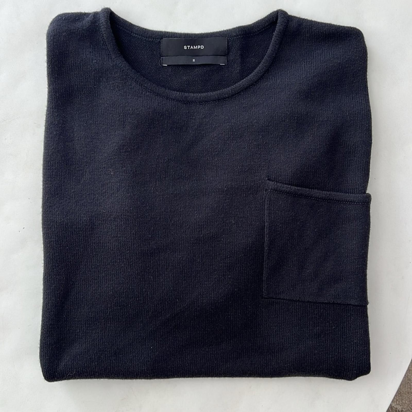Stampd Stampd S/S Pocket Sweater Tee - Black Men's Medium $210 Size US M / EU 48-50 / 2 - 6 Thumbnail