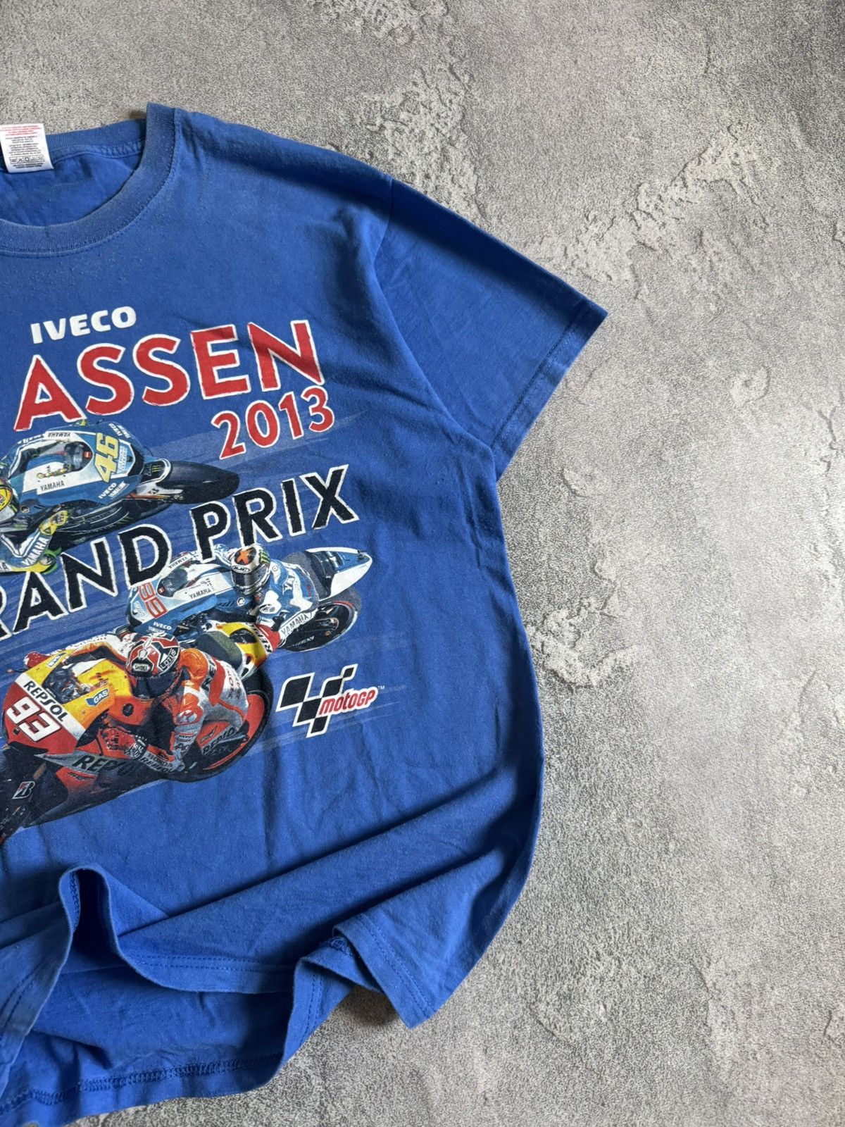Vintage Grand Prix IVECO Motogp TT ASSEN racing 2013 tshirt tee 00s Size US L / EU 52-54 / 3 - 4 Thumbnail
