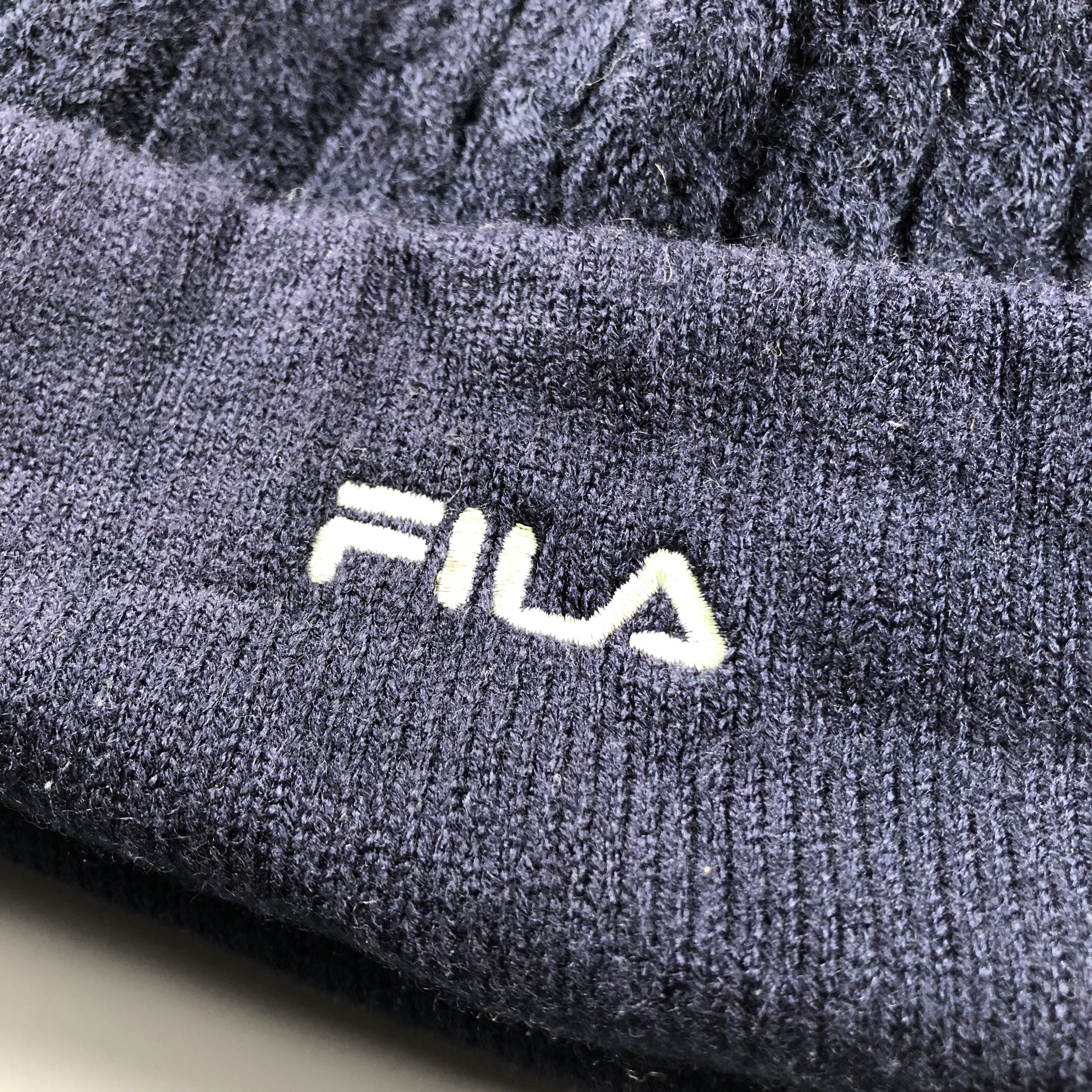 Fila × Vintage Fila x Thinsulate Beanie Snow Hat Snow Cap -D492 Size ONE SIZE - 6 Thumbnail