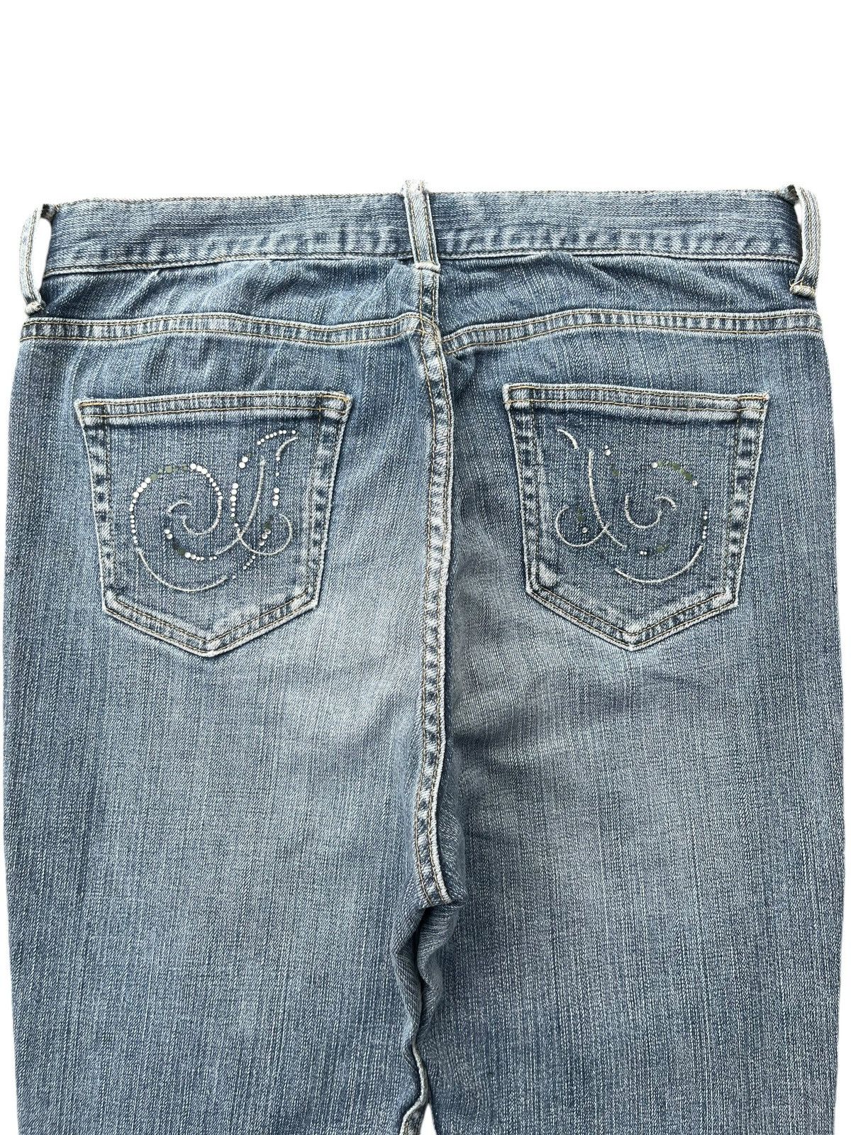 Beauty Beast × Hysteric Glamour × Japanese Brand Vintage Japanese Brand Blue Washed Distressed Flare Jeans Size US 30 / EU 46 - 4 Thumbnail