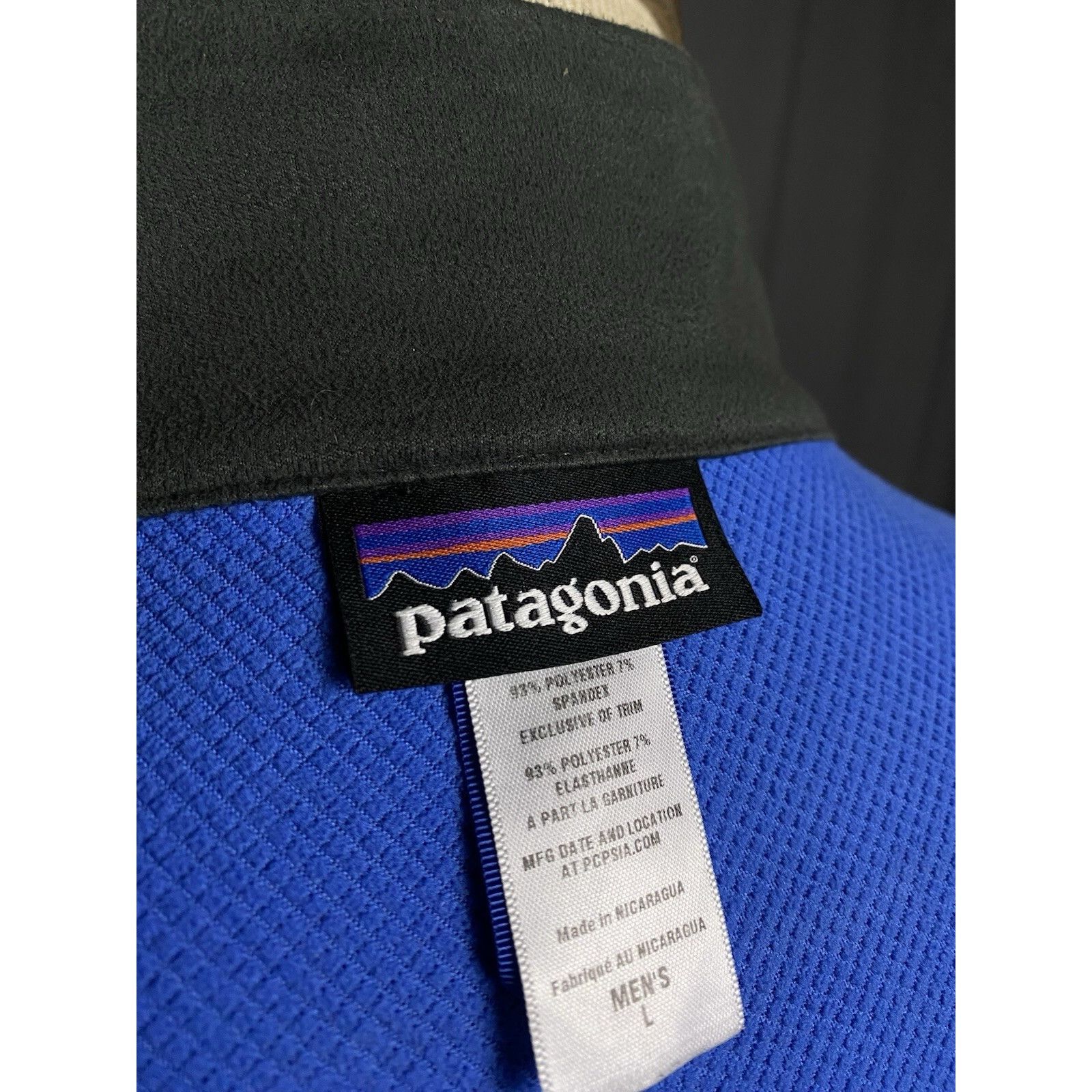 Patagonia Patagonia Small Logo Men's Blue Softshell Jacket Size L Size US L / EU 52-54 / 3 - 10 Thumbnail