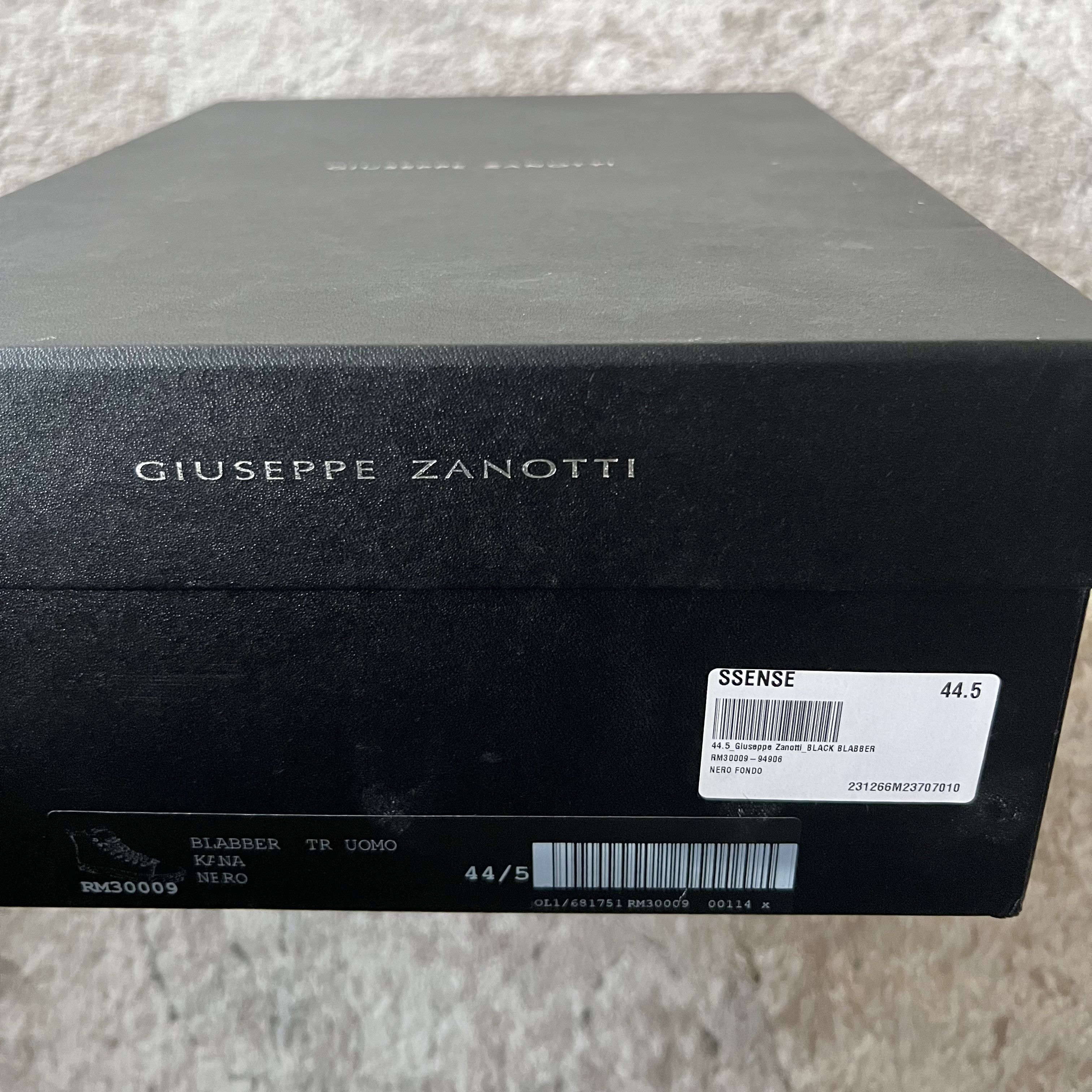 Giuseppe Zanotti Giuseppe Zanotti High-Top Black Blabber size 44.5 Size US 11.5 / EU 44-45 - 2 Thumbnail