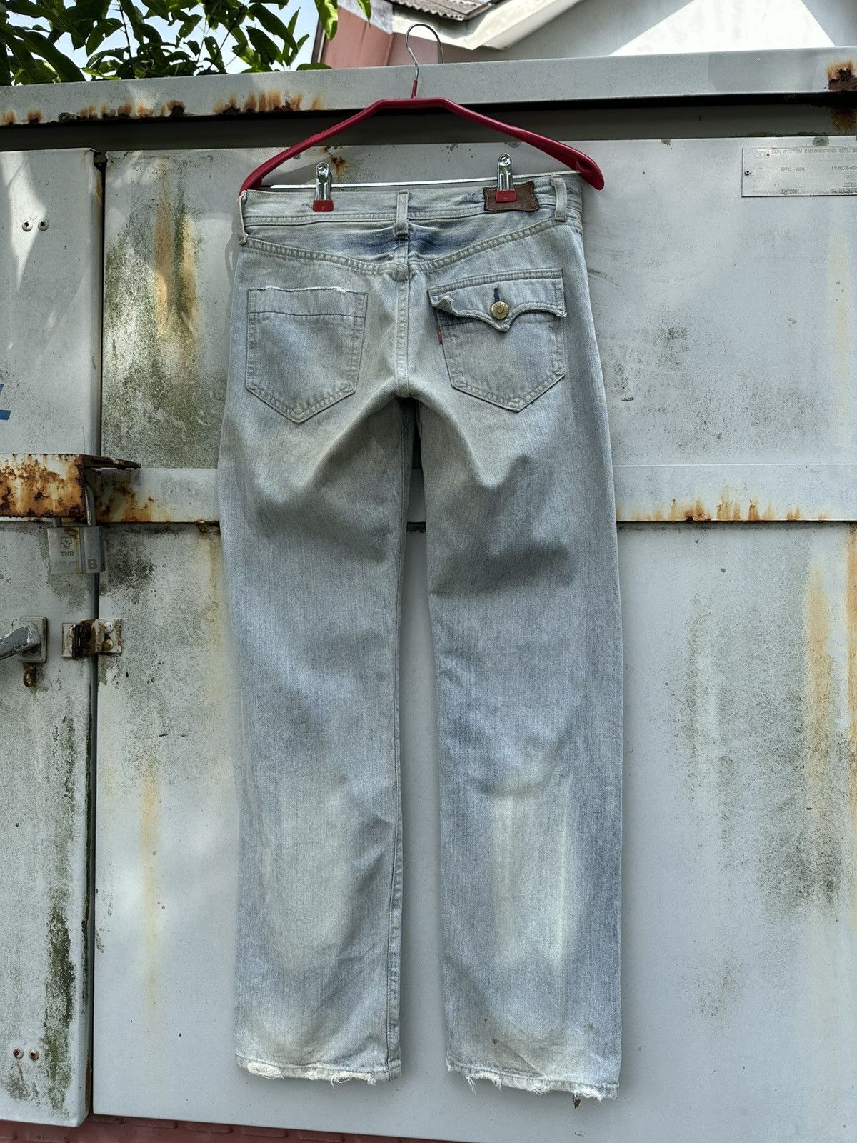 Levi's 👹Levi’s X Pat.May 1873 Thrashed Baggy Jeans Size US 30 / EU 46 - 2 Thumbnail