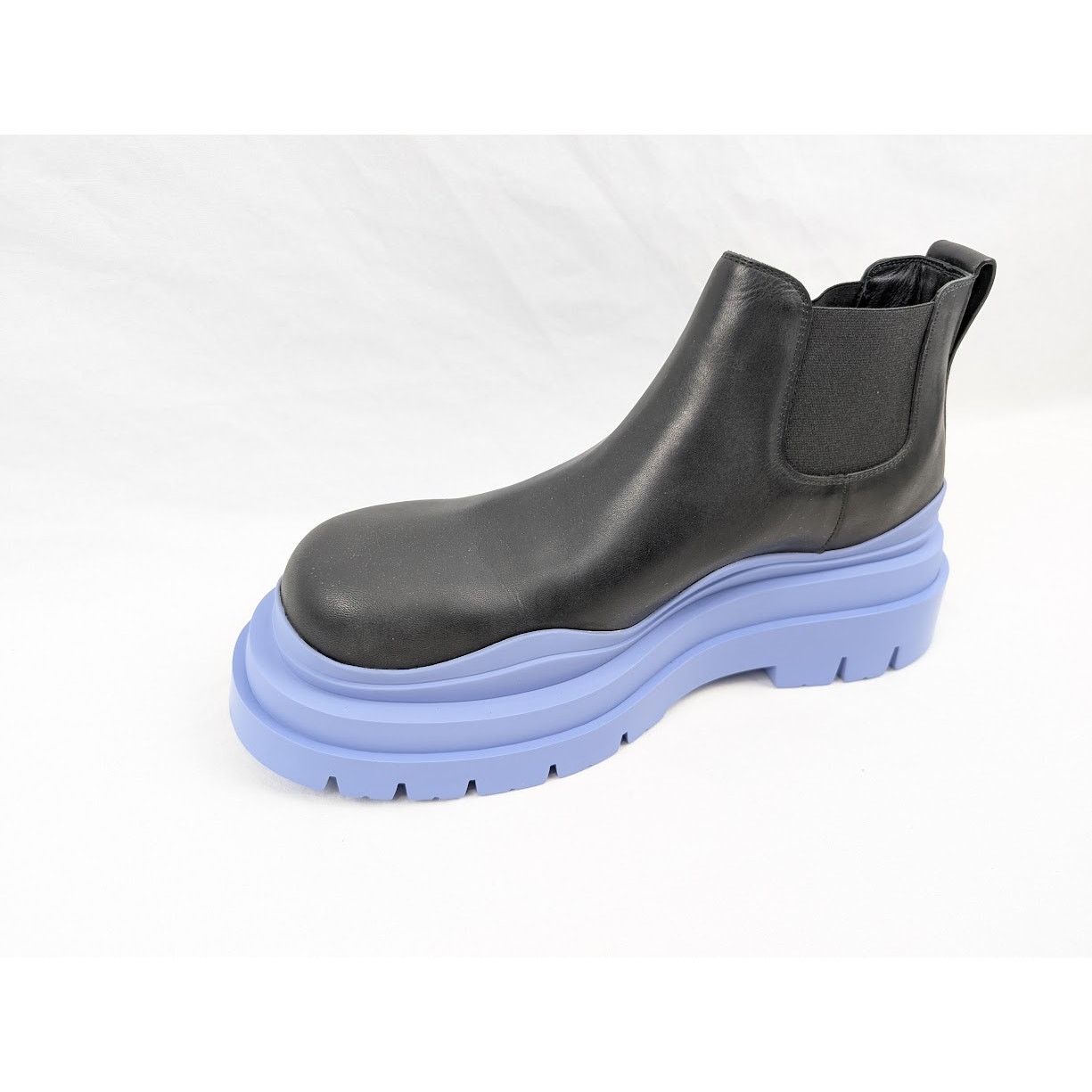 Bottega Veneta o1rshd1 Military Calf The Tire Boots in Black/Purple Size US 11 / EU 44 - 9 Thumbnail