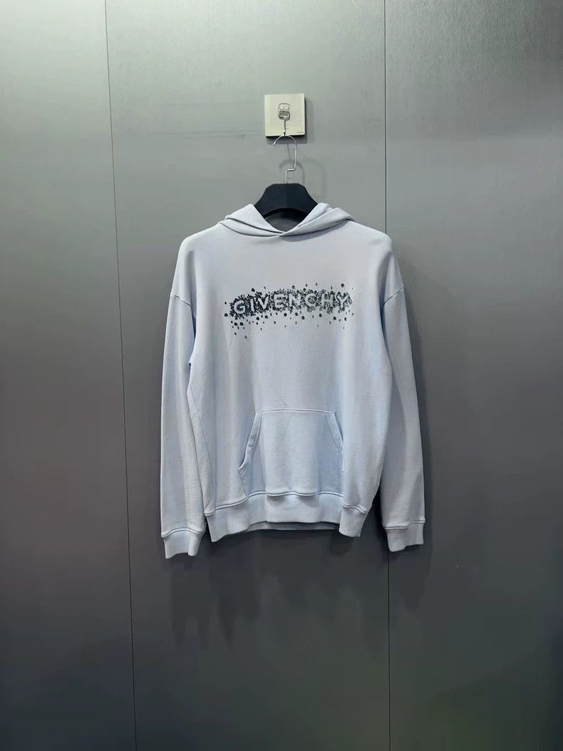 Givenchy Givenchy Crystal logo hoodie sweatshirt Size US M / EU 48-50 / 2 - 1 Thumbnail