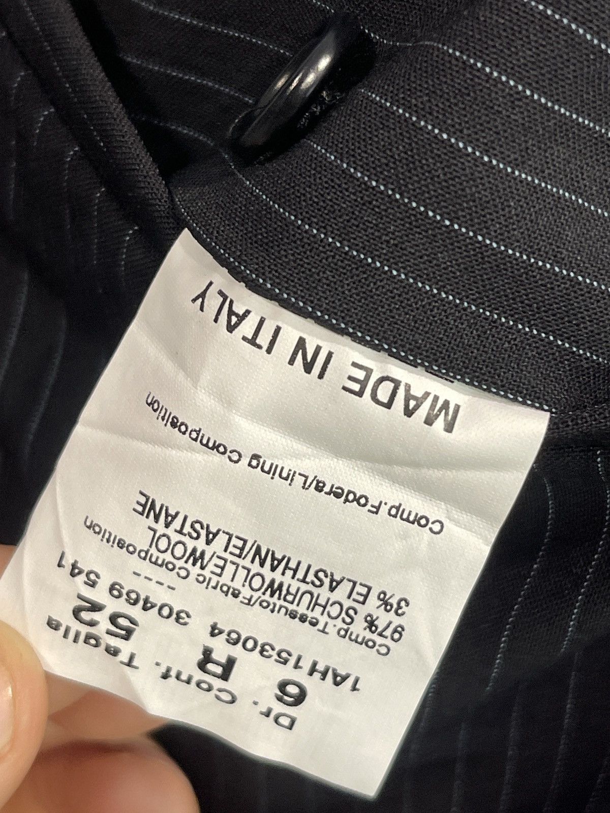 Cerruti 1881 × Vintage Cerruti 1881 Vintage trousers Black Wool Pleated Pants Size 42R - 4 Thumbnail