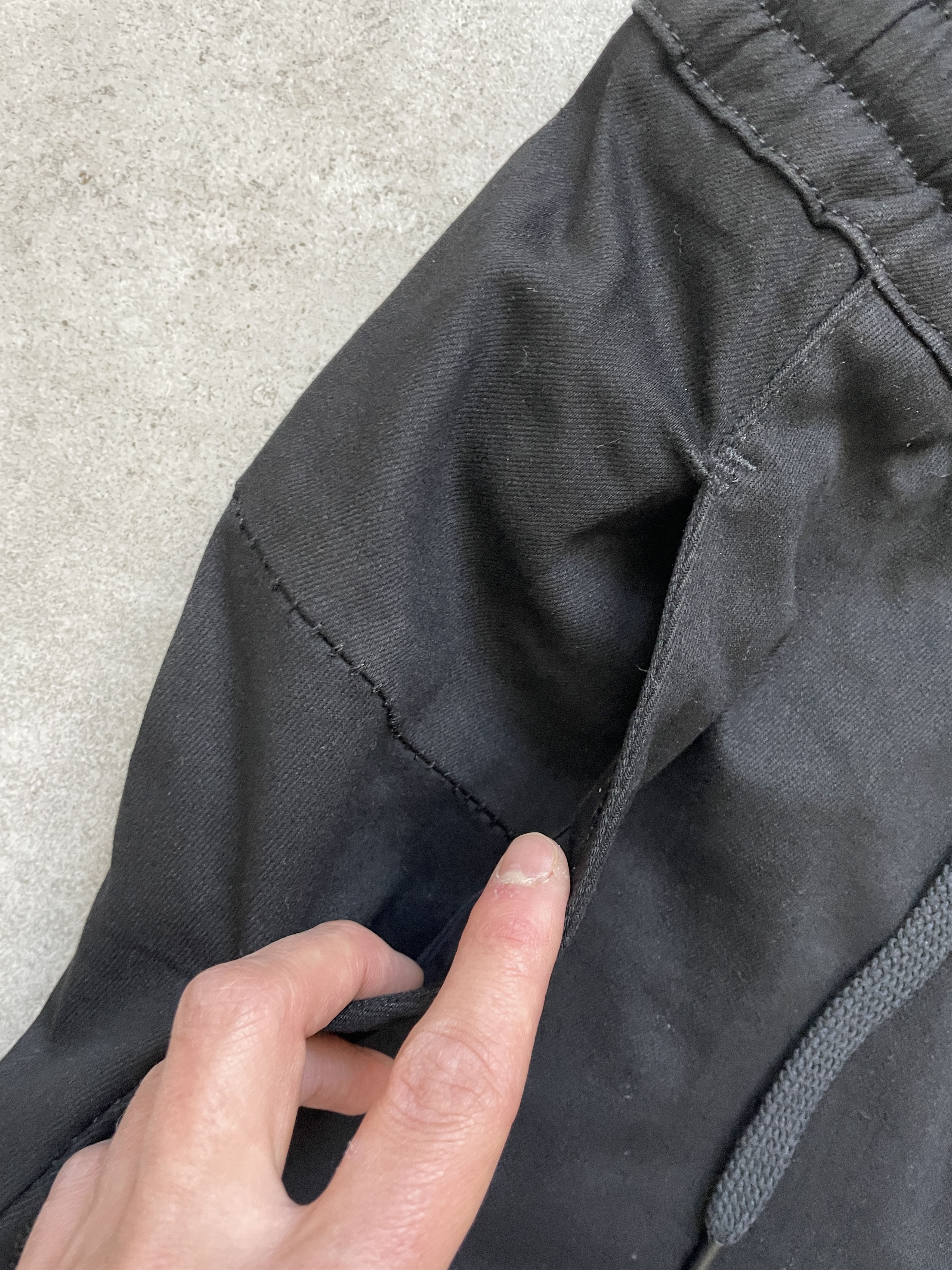 Thom Krom BLACK THOM KROM JOGGER DROPPED CROTCH RICK OWENS TYPE PANTS Size US 32 / EU 48 - 4 Thumbnail